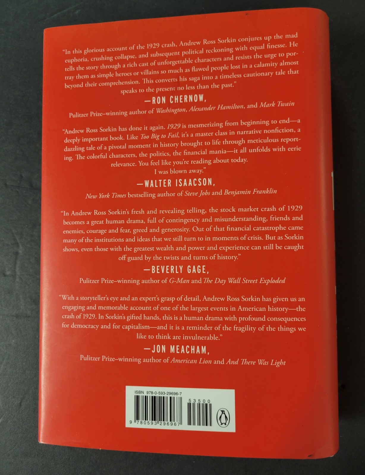 1929 INSIDE THE GREATEST CRASH WALL STREET by A.R. Sorkin (2025, HCDJ) LIKE NEW