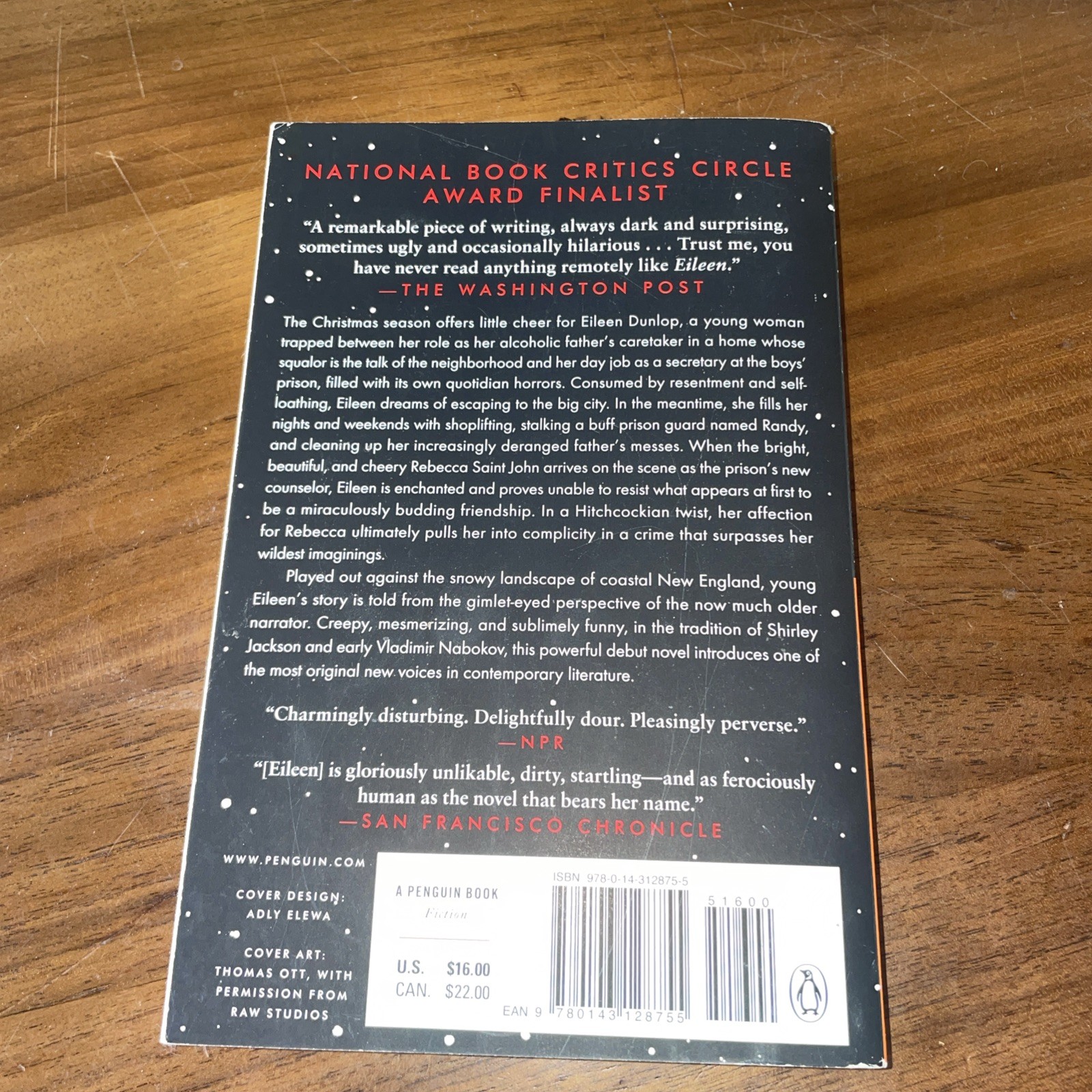 Eileen: A Novel by Ottessa Moshfegh (2016, Trade Paperback)