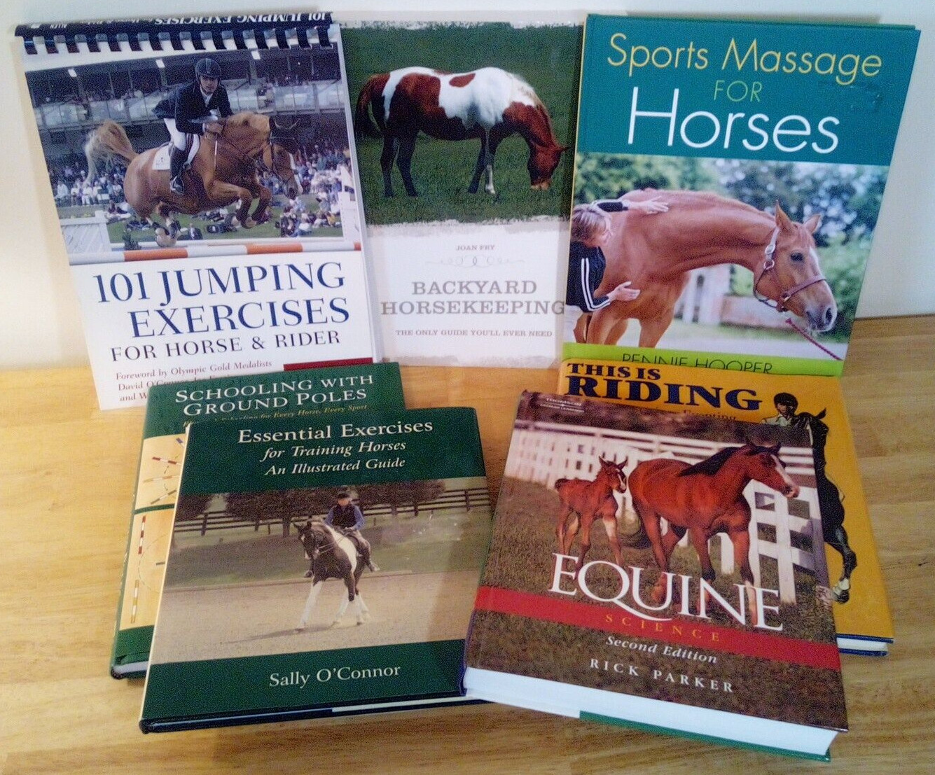 Lot of 7 Equestrian Books 9780939481736 Horses