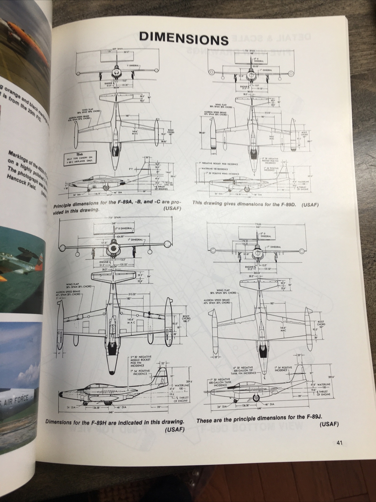 F-89 SCORPION IN DETAIL & SCALE – D&S VOL. 41 By Bert Kinzey Model Airplane