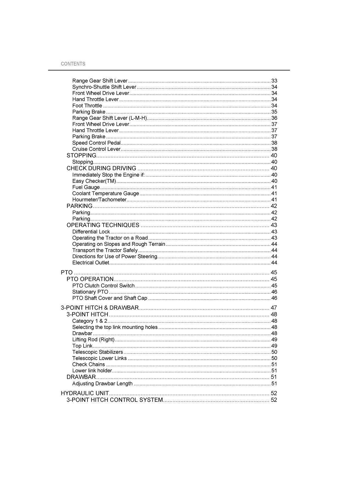 KUBOTA MX4800 MX5200 MX5800 OPERATORS MANUAL – WIRE FIXED – RUGGED COVERS