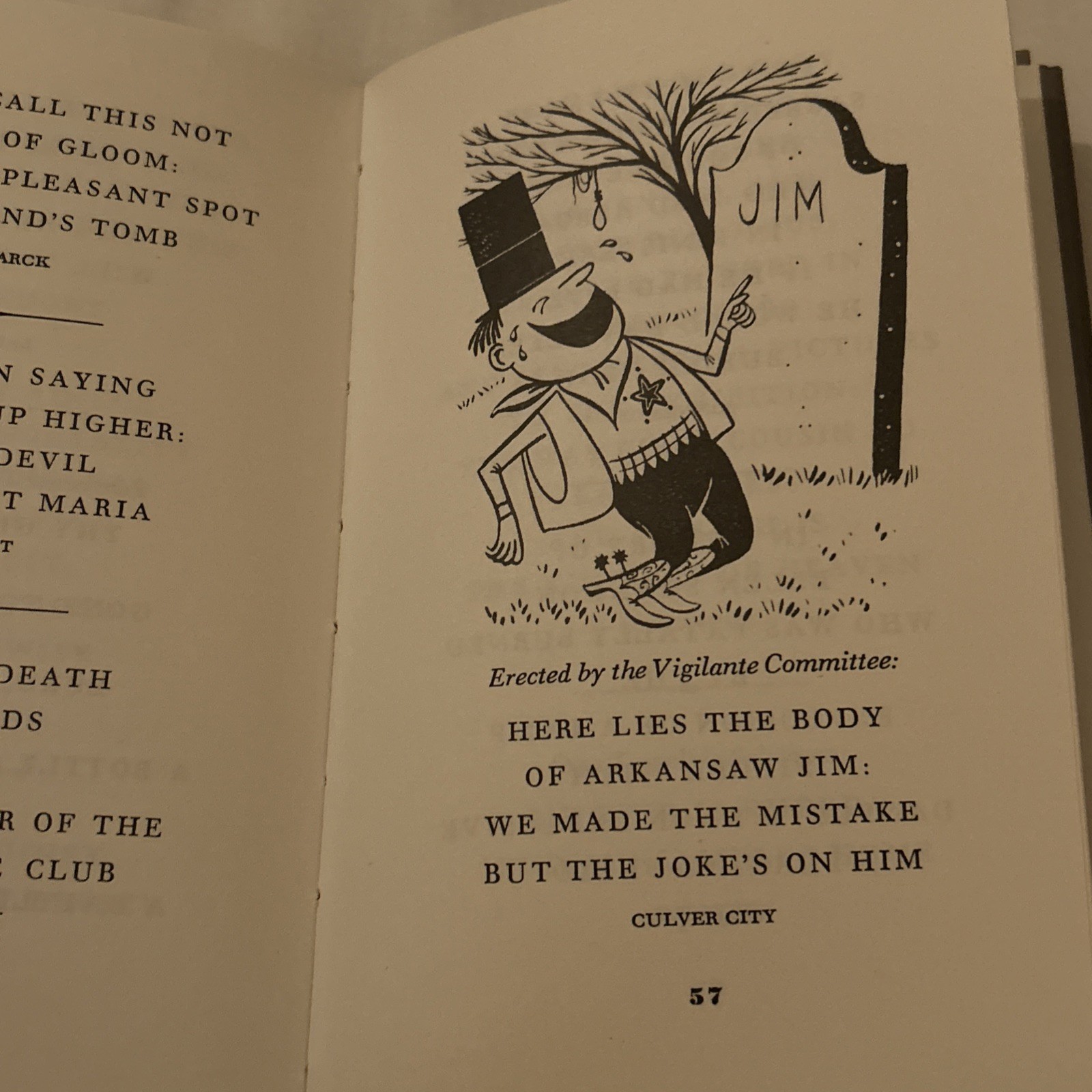 NEW Comic Epitaphs From The Very Best Old Graveyards HCDJ Vintage Halloween 1957