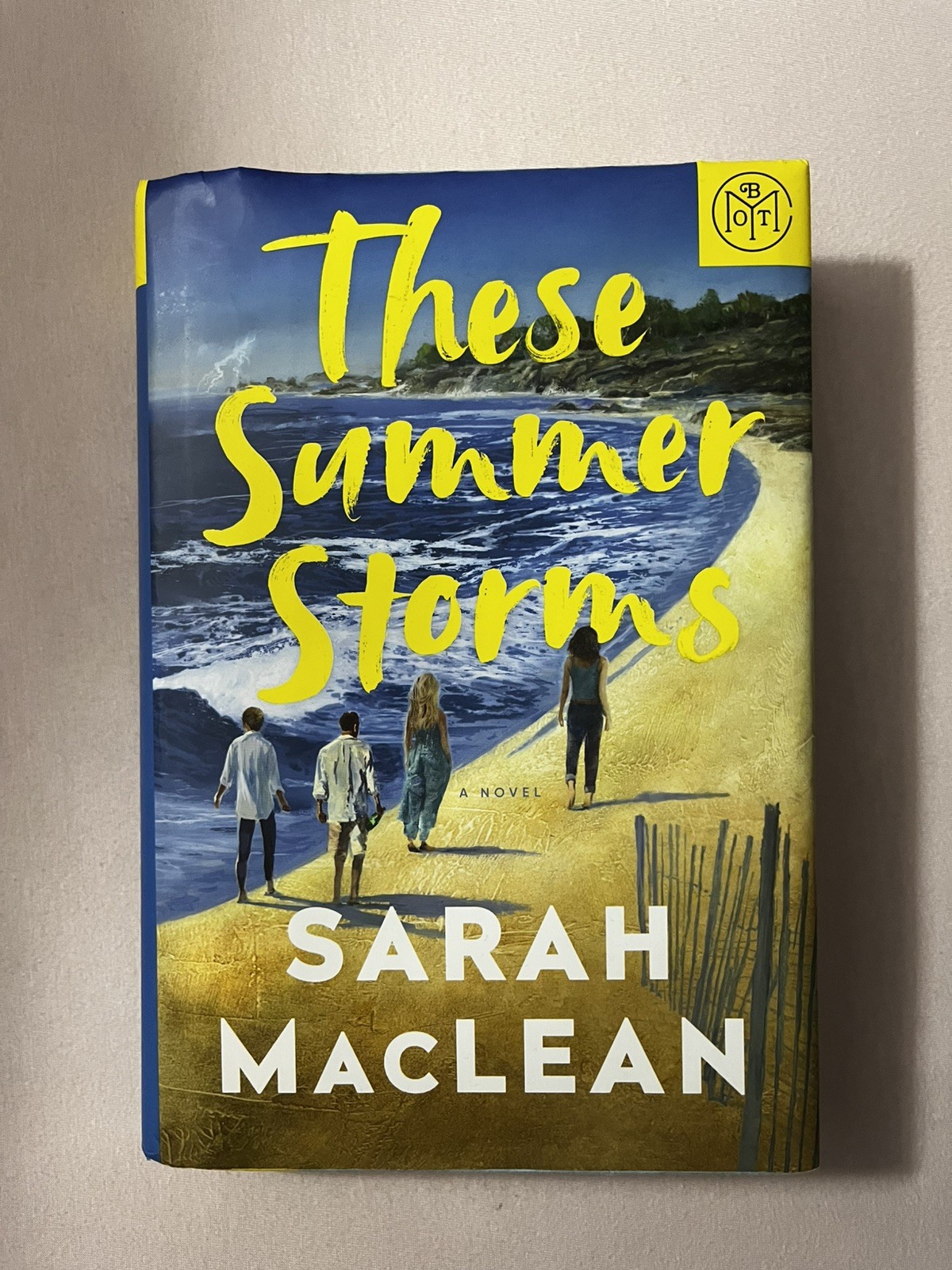 These Summer Storms A Novel by Sarah MacLean Hardcover BOTM July 2025 Like New