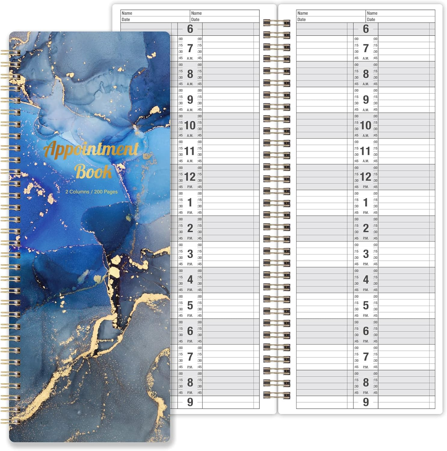Salon Appointment Book 4-Column 150 Pages AB114
