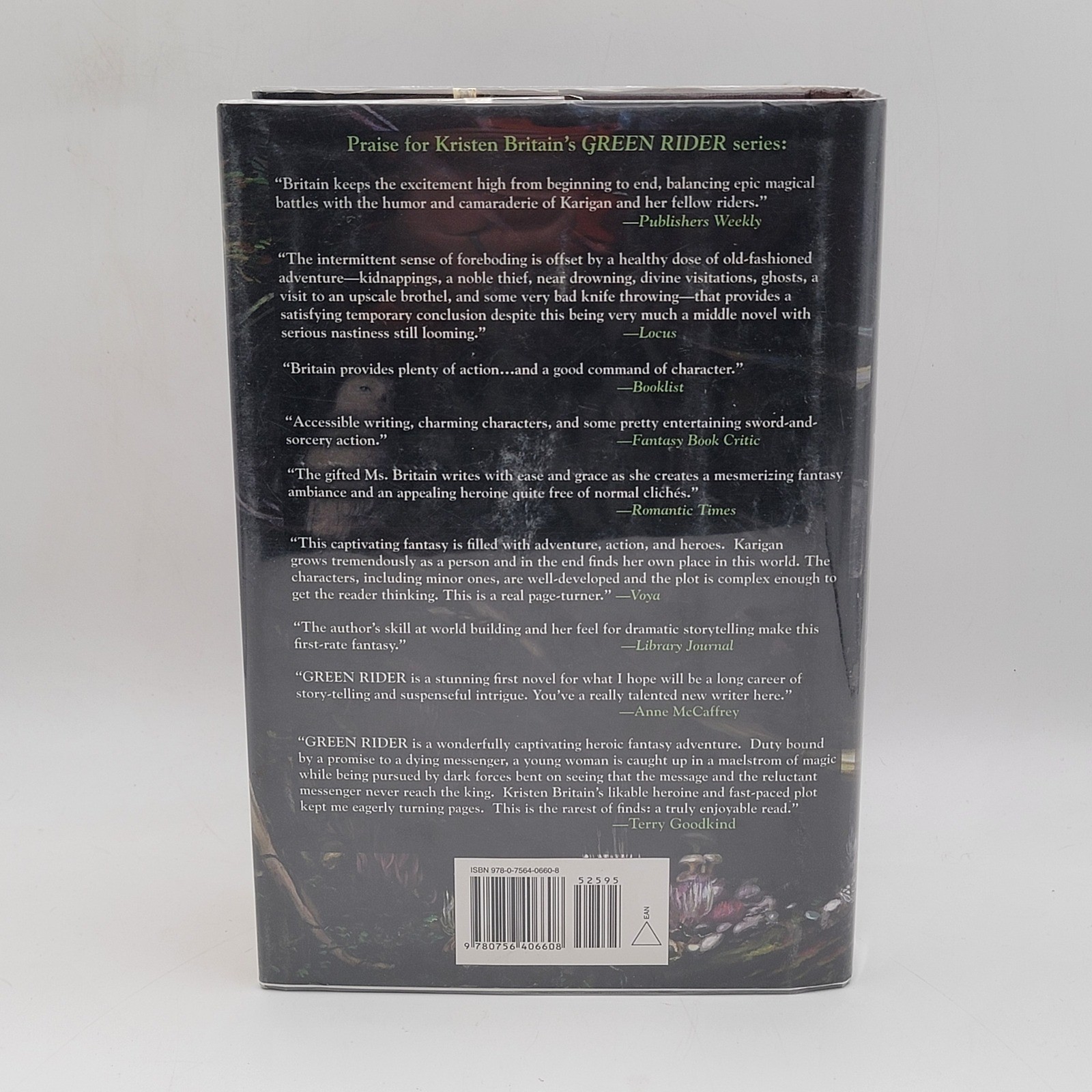 Kristen Britain Blackveil Hardcover Ex-Library Green Rider Book 4 Fair
