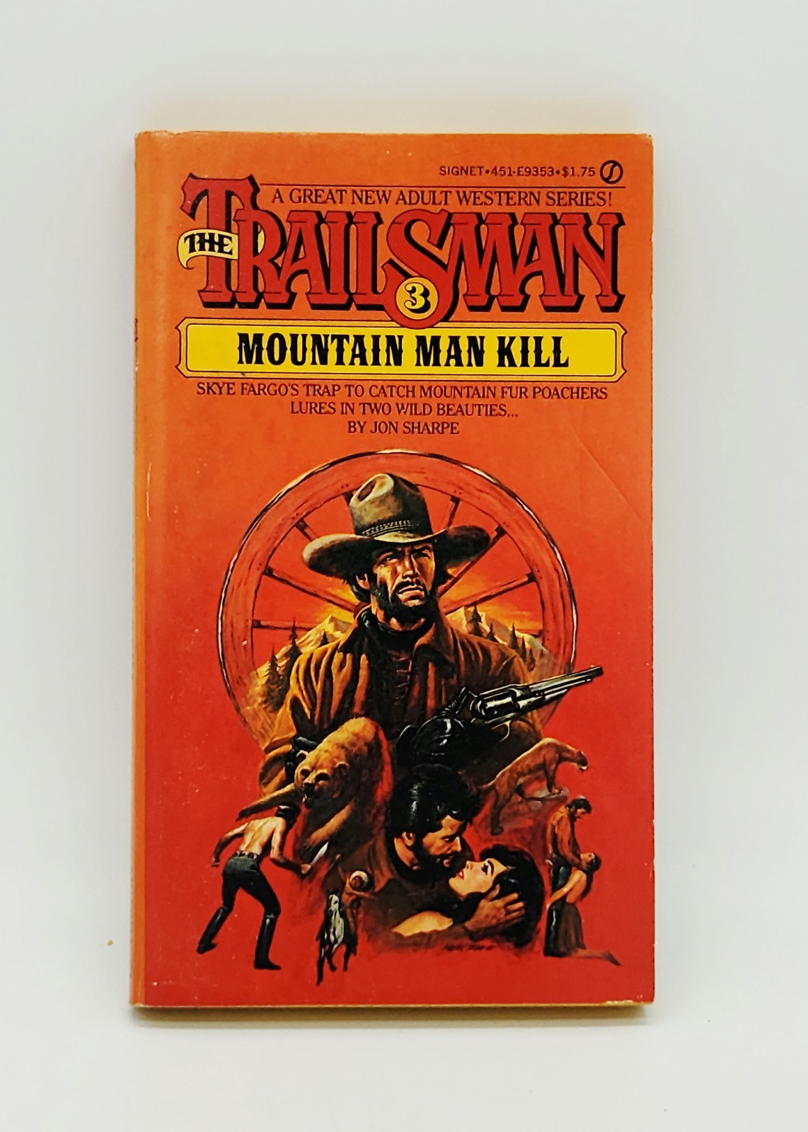 Jon Sharpe lot of 13 different Western paperback books from The Trailsman Series