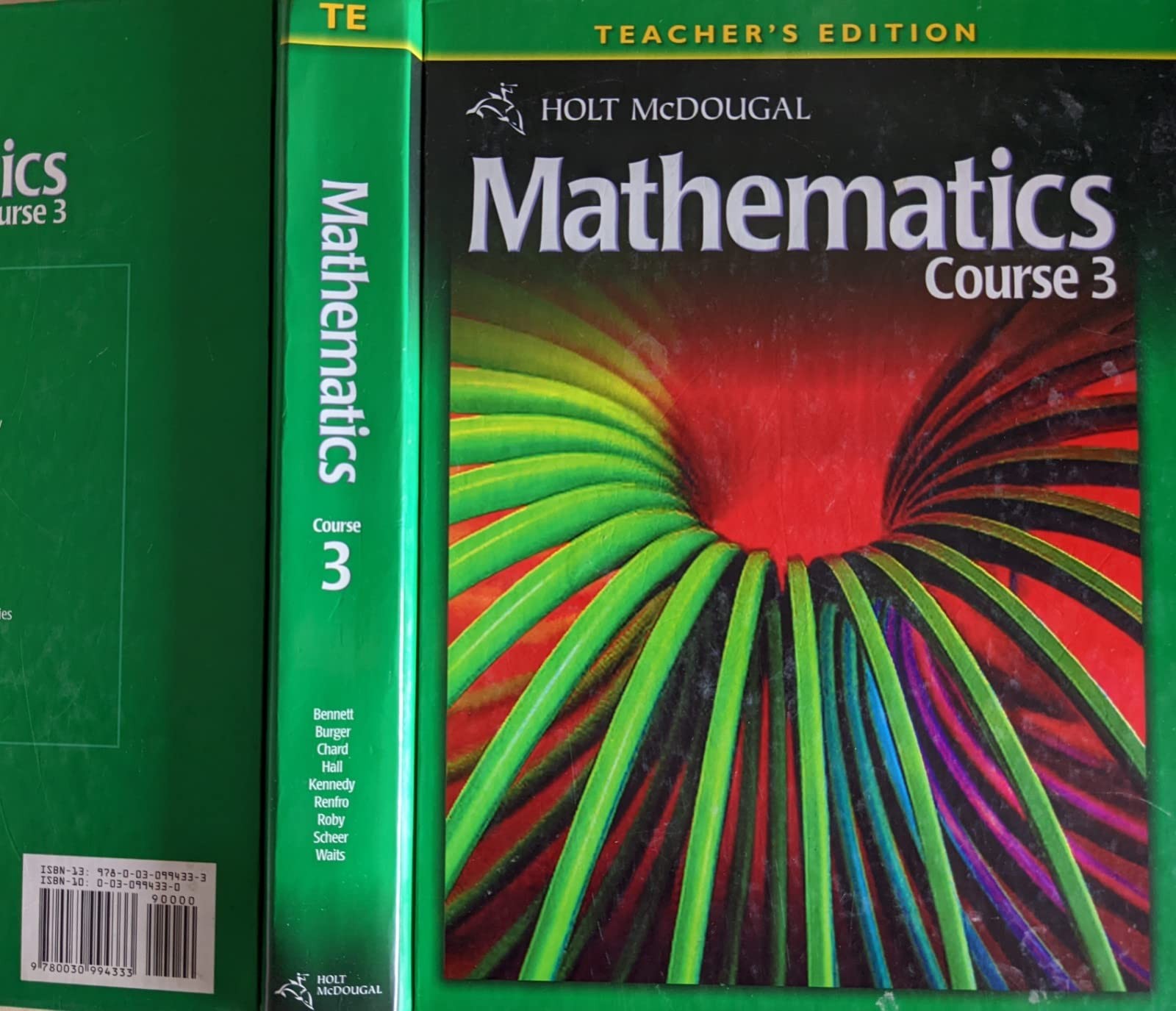 Holt McDougal Mathematics, Course 3, Teacher’s Edition