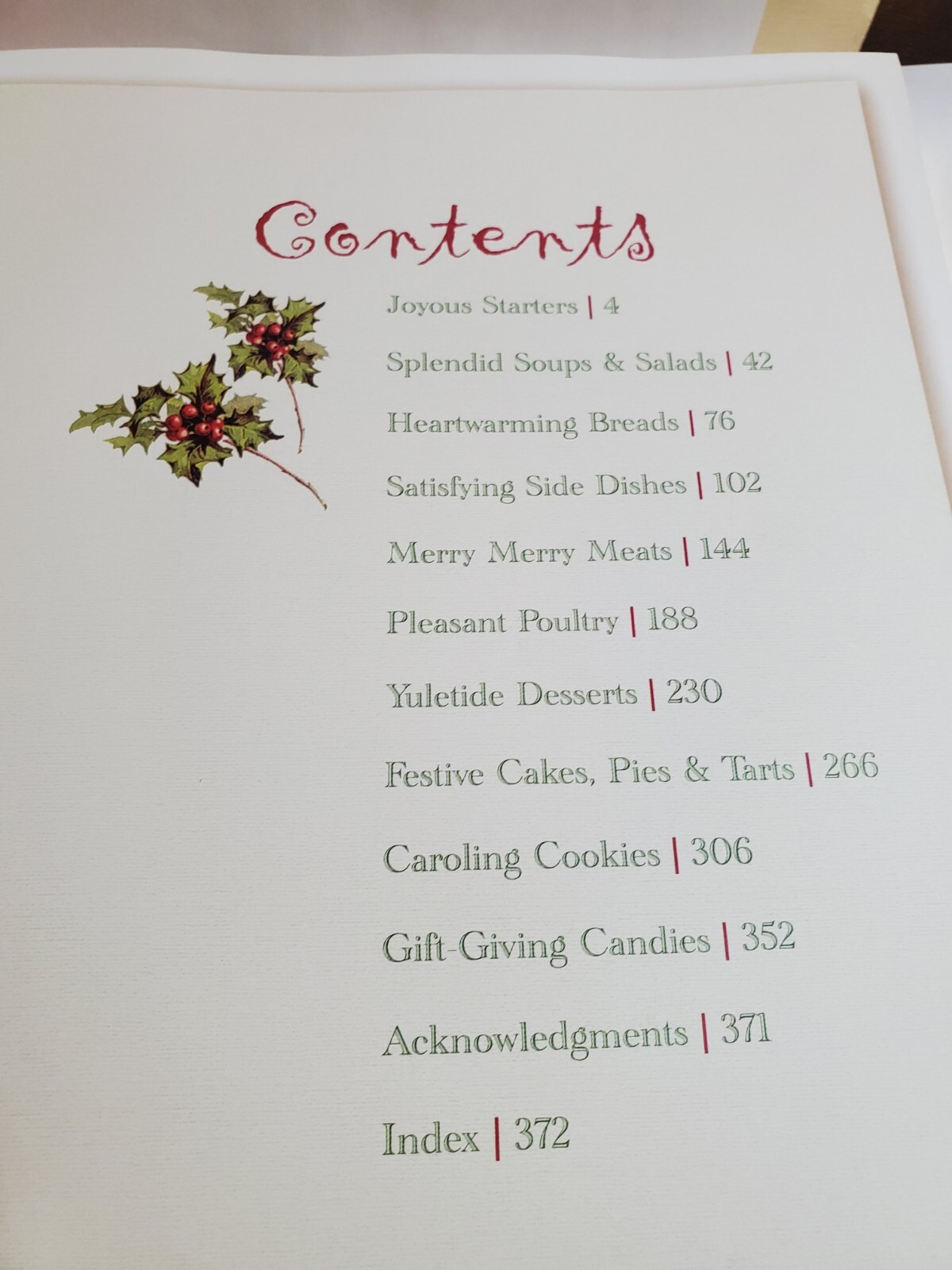 Old-Fashioned Holiday Recipes Hardback Book 383 Pages