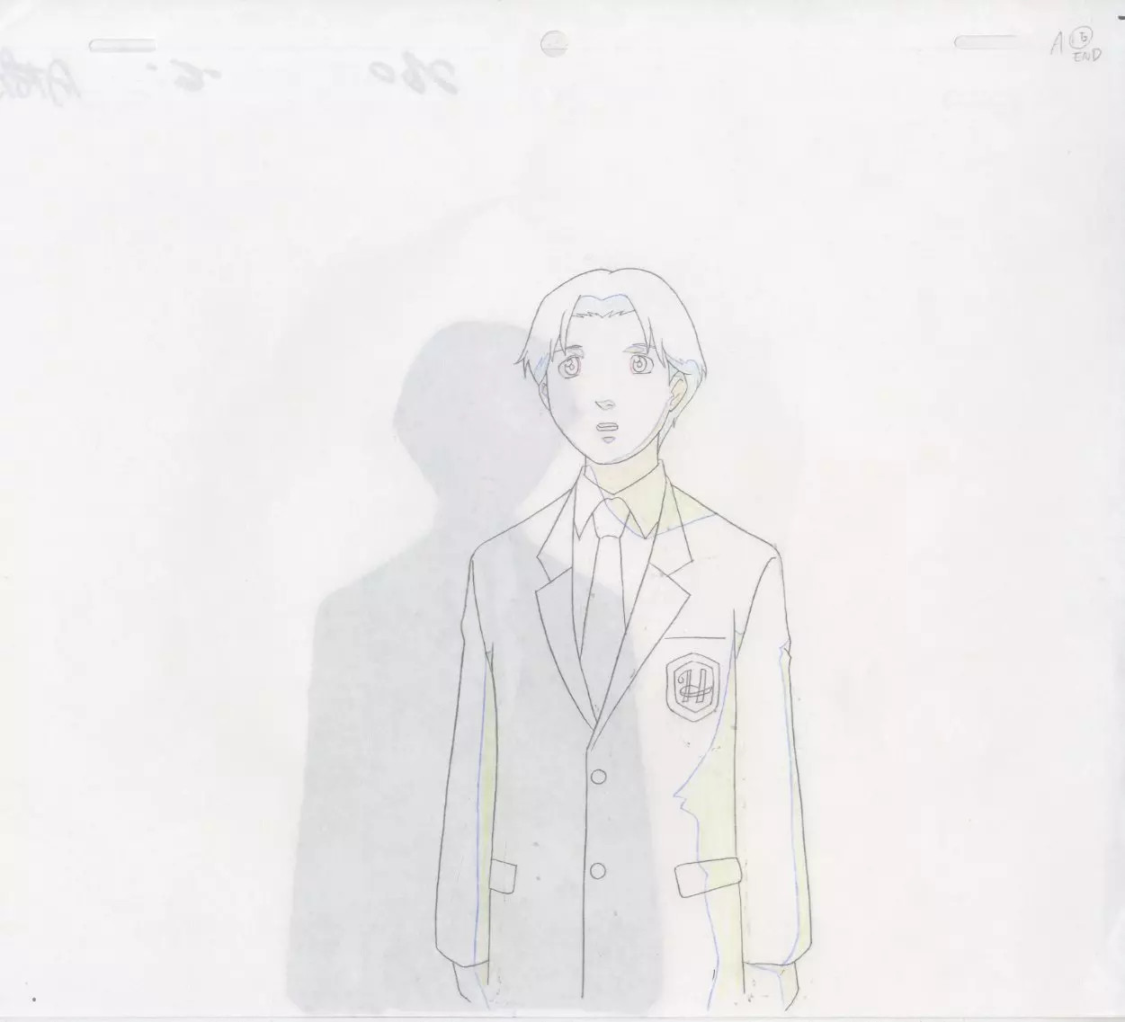 Boogiepop Never Laughs Original Animation Cel w/ Mount 10.6×9.4in