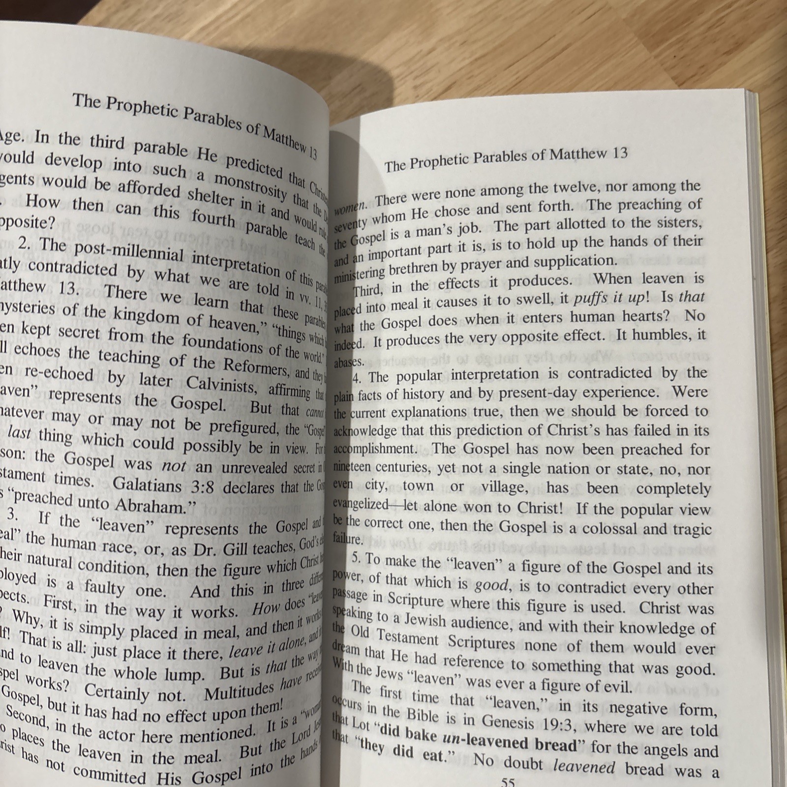 The Prophetic Parables Of Matthew 13 By Arthur W. Pink PB