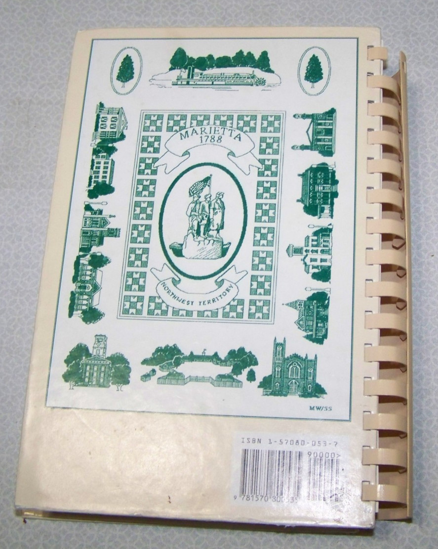 Marietta Ohio Welfare League Cookbook 1998 346 pages 800 recipes