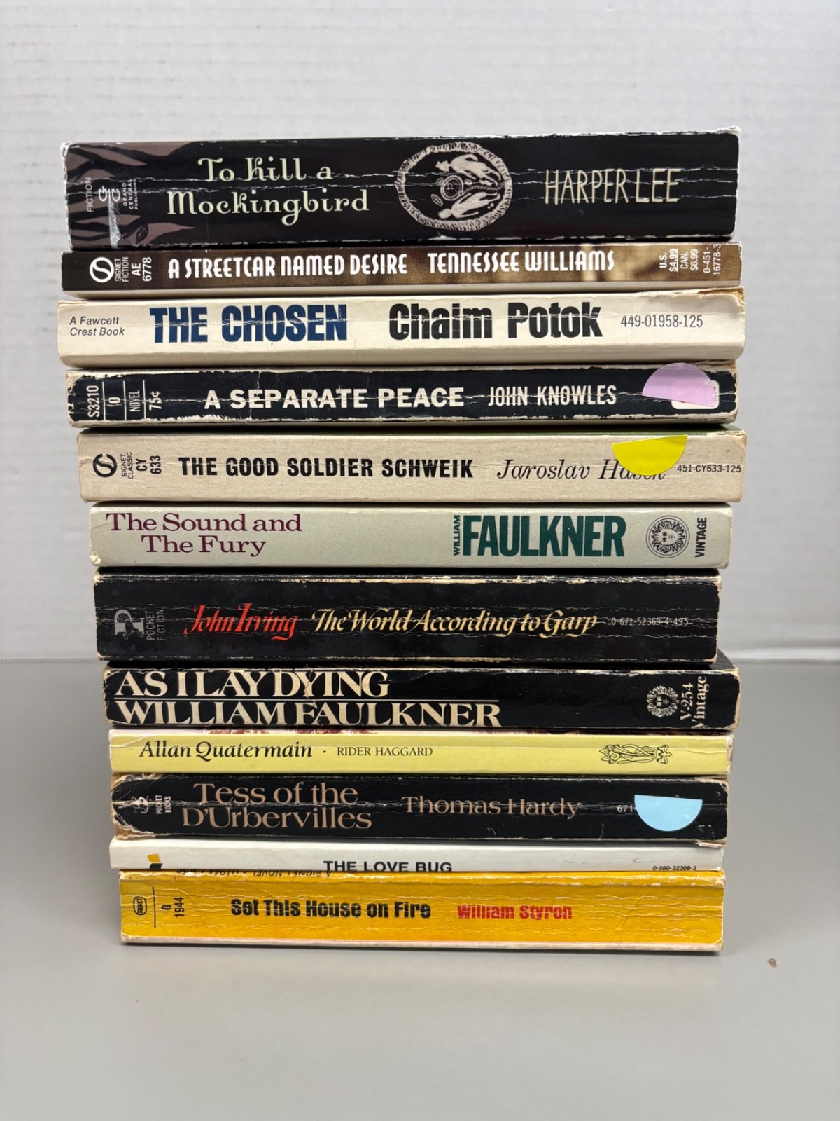 Classic Novels Lot of 12 Paperback (See Photos for Titles)