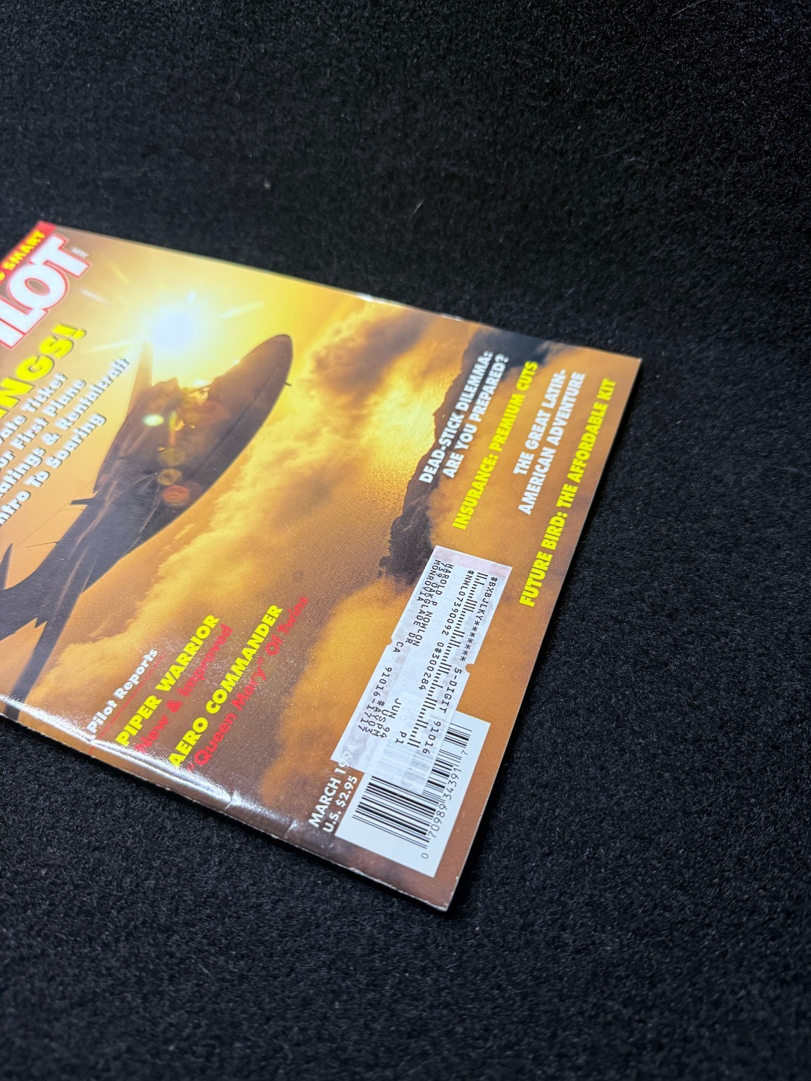 Plane & Pilot Magazine March 1994 Aviation GPS Navigation Aircraft Vintage