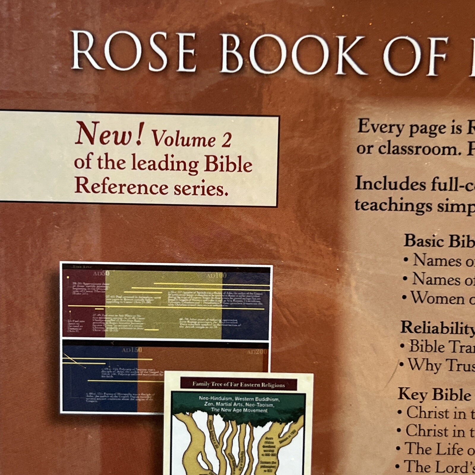 Rose Book of Bible Charts Vol 2 Rose Publishing Staff 2008 Hardcover with spiral