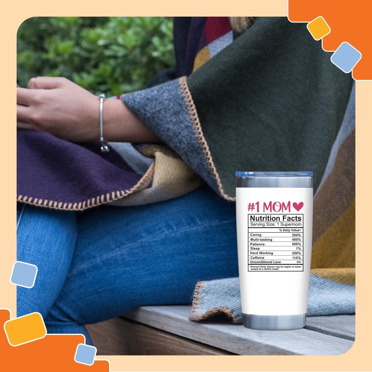 Cute 20 oz Double-Wall Tumbler for Moms – BPA-Free & Perfect for Any Occasion