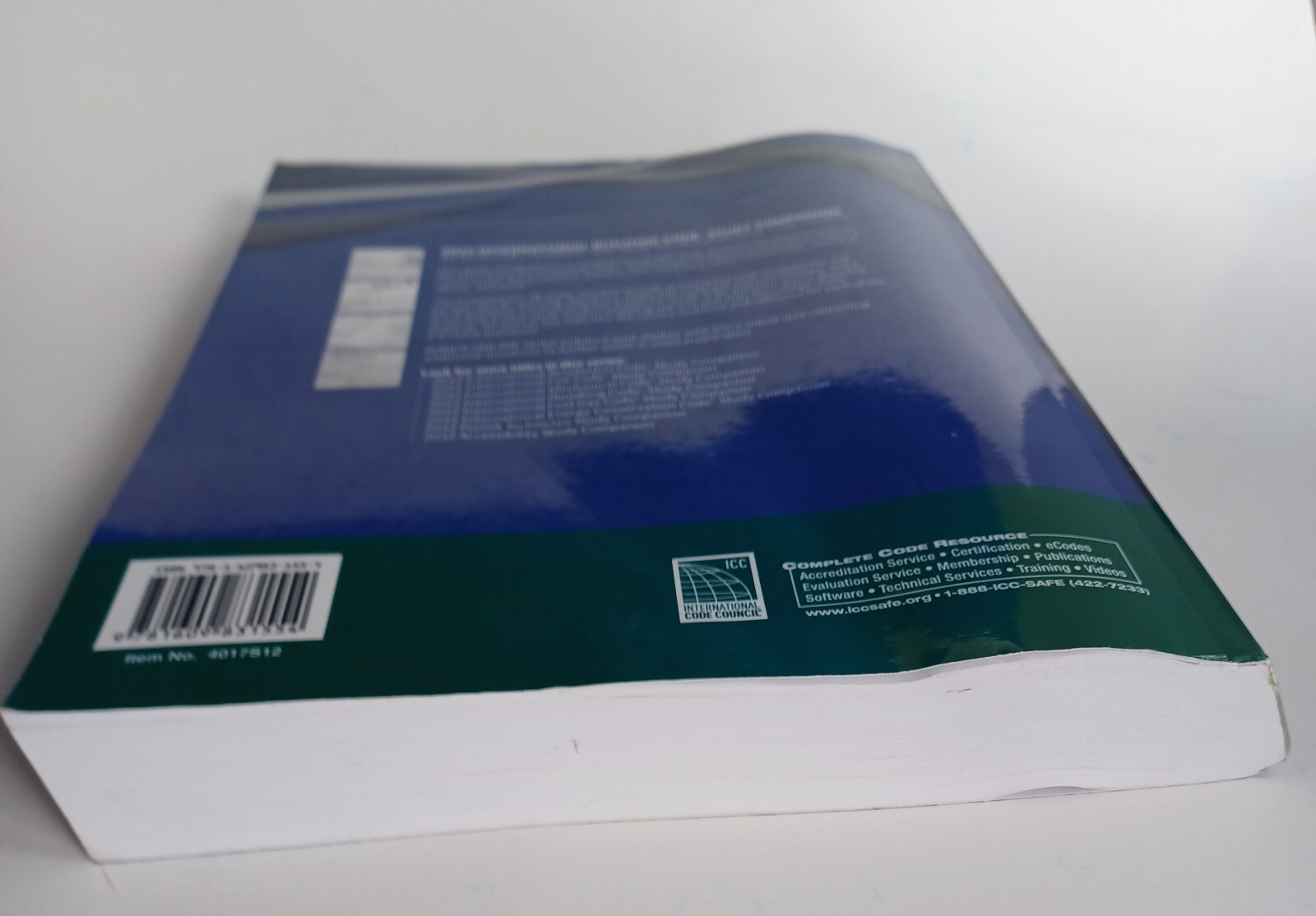 2012 International Building Code Study Companion by ICC and Douglas Thornburg…