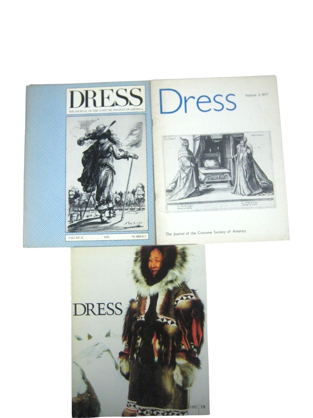 Set Of 9 Dress Journals From The Costume Society Of America 1990s 2000s