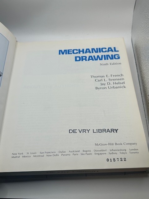 Mechanical Drawing 9th edition (Library Copy)