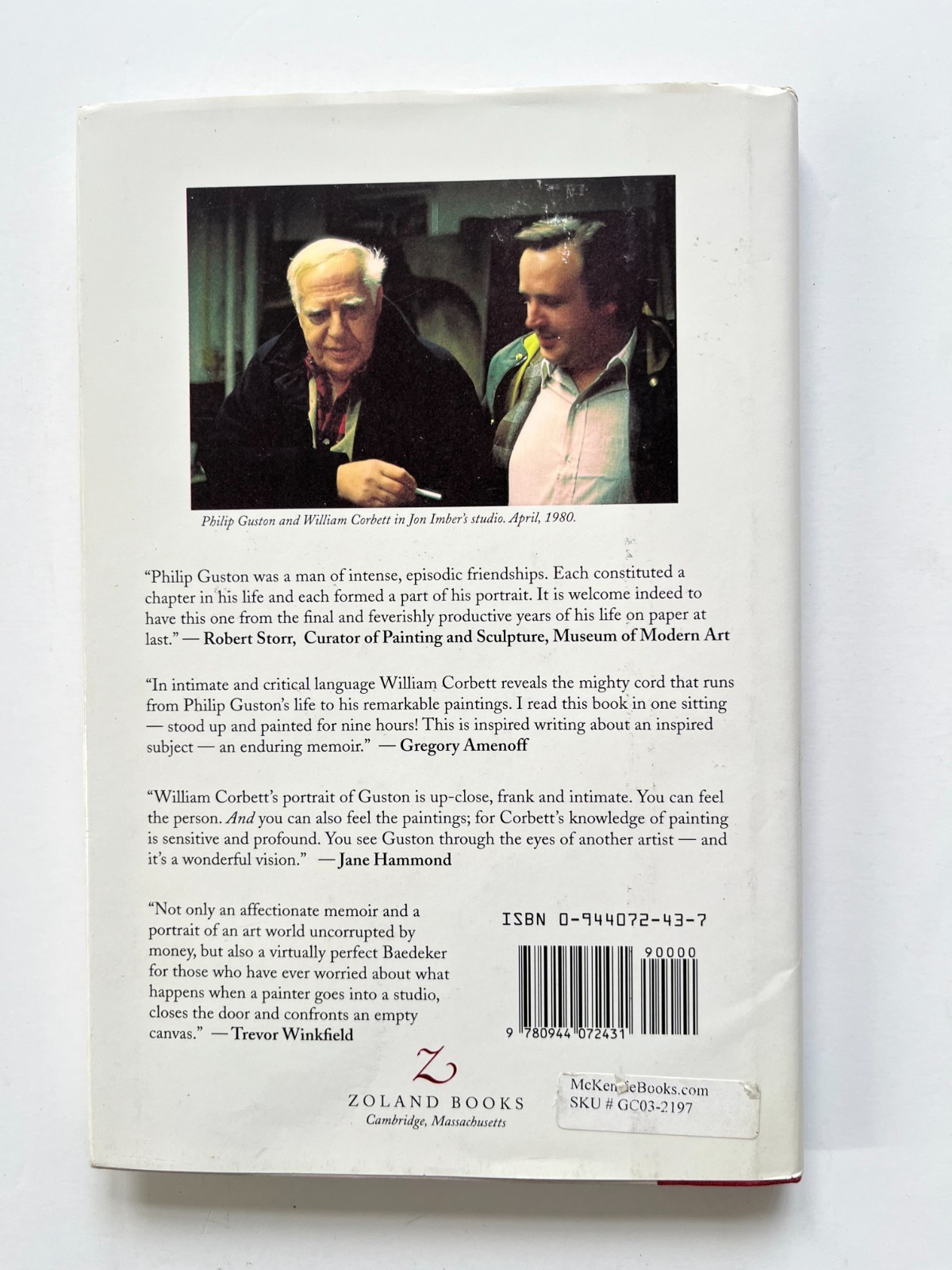 Philip Guston’s Late Work: A Memoir by William Corbet ~ art