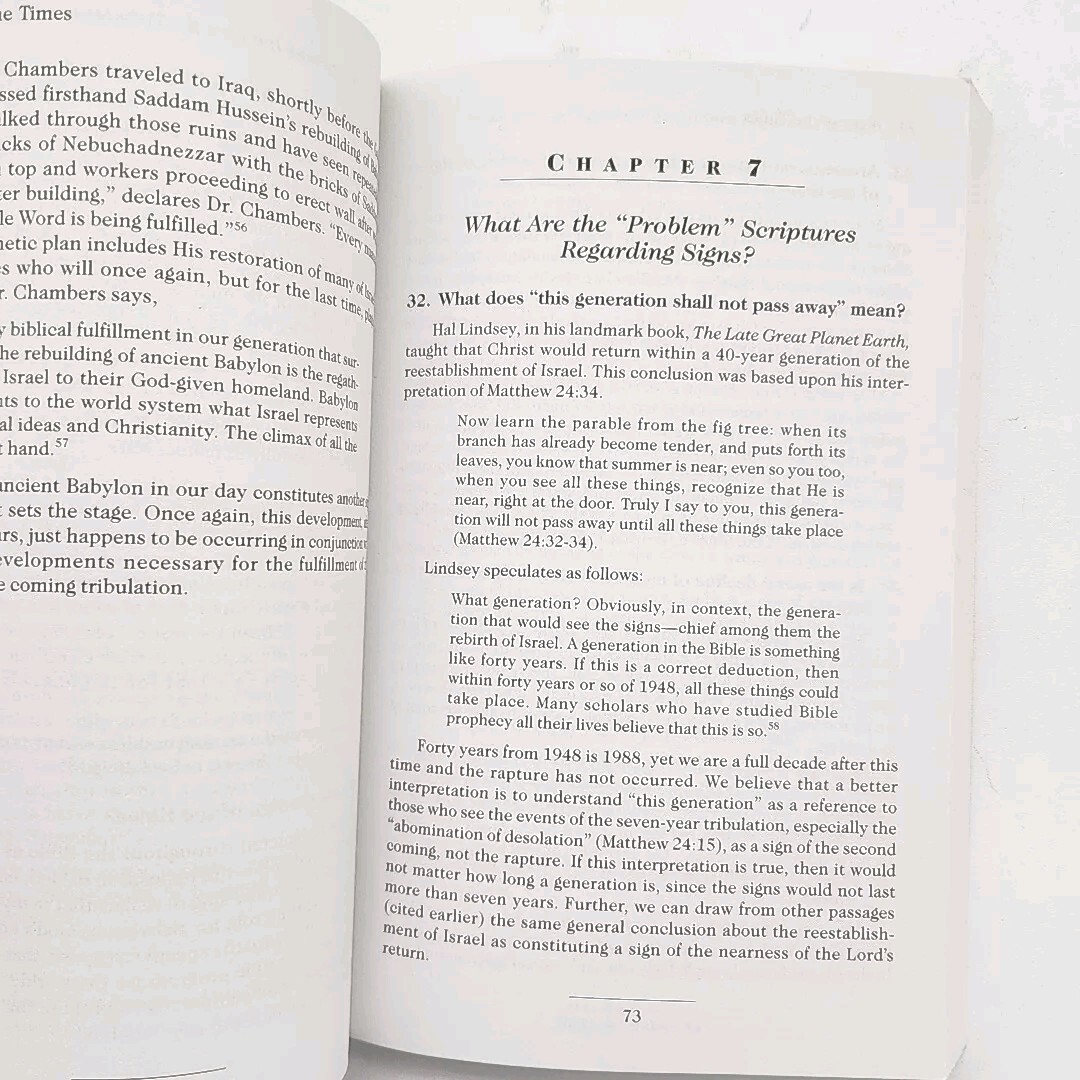Prophecy Watch by Thomas Ice & Timothy Demy FIRST EDITION Paperback Book 1998