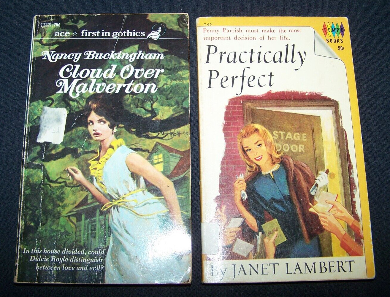 Practically Perfect (1965) by Janet Lambert (P. Parrish) & Cloud over Malverton