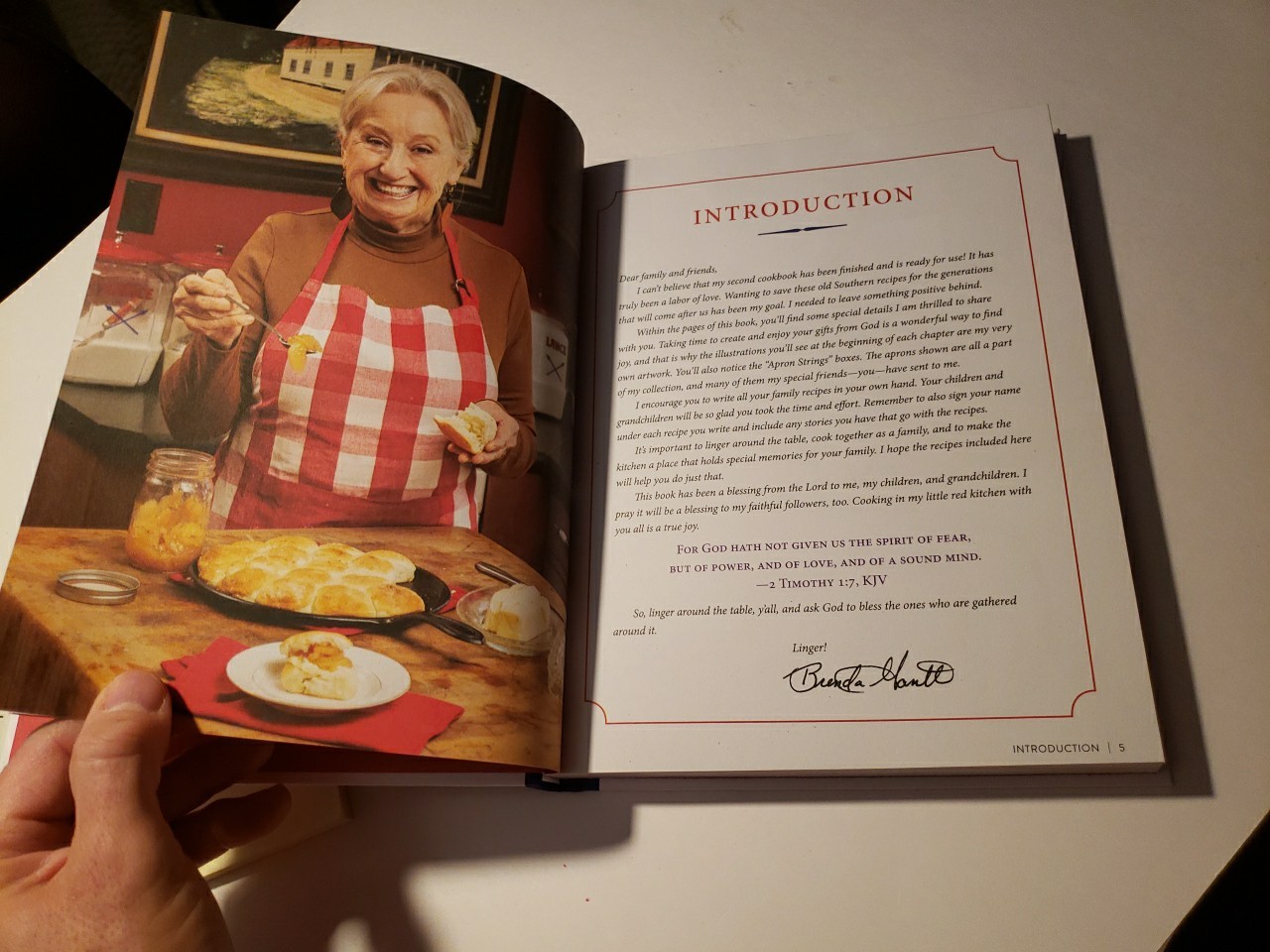 Linger Around The Table Y’all Brenda Gantt- Cookbook Family Recipes and Stories