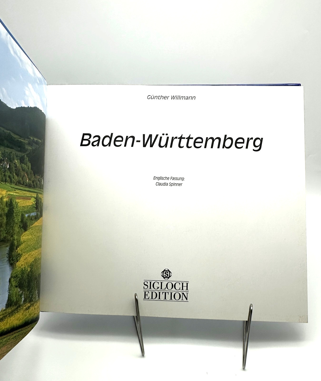 Baden-Württemberg Germany Photo Book Sigloch Edition Günther Willmann Inscribed