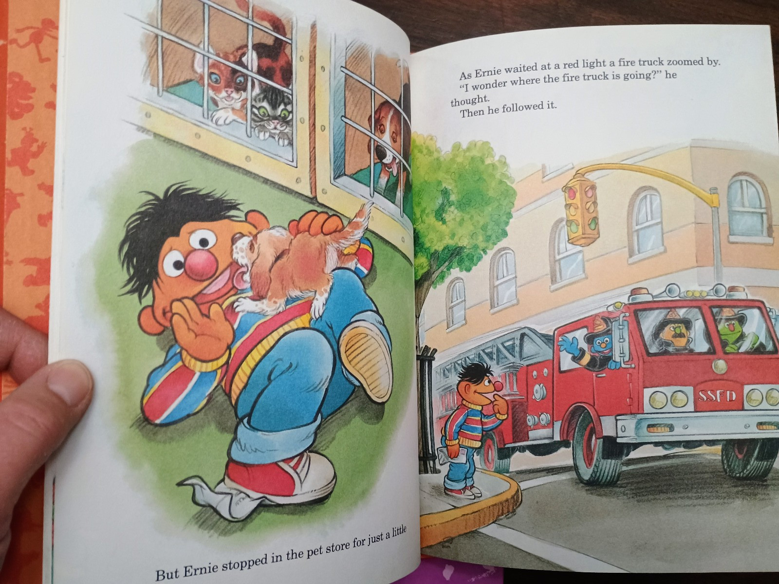 *1992-93* Lot of 7 Sesame Street Book Club Books – Shiny Hardcover – Very Good