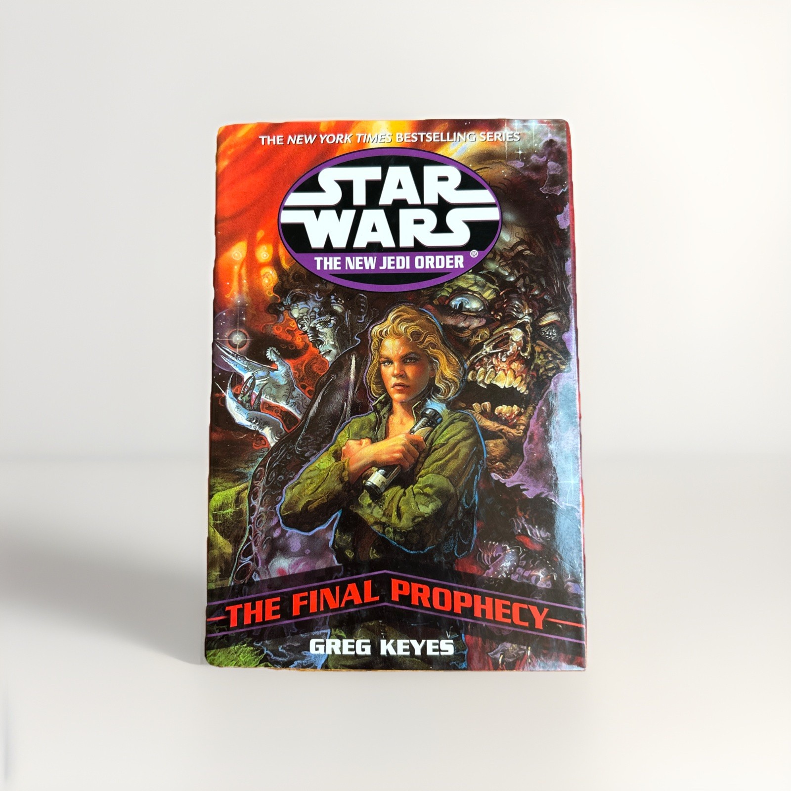 Star Wars The Final Prophecy Greg Keyes Hardcover DJ New Jedi Order Del Rey