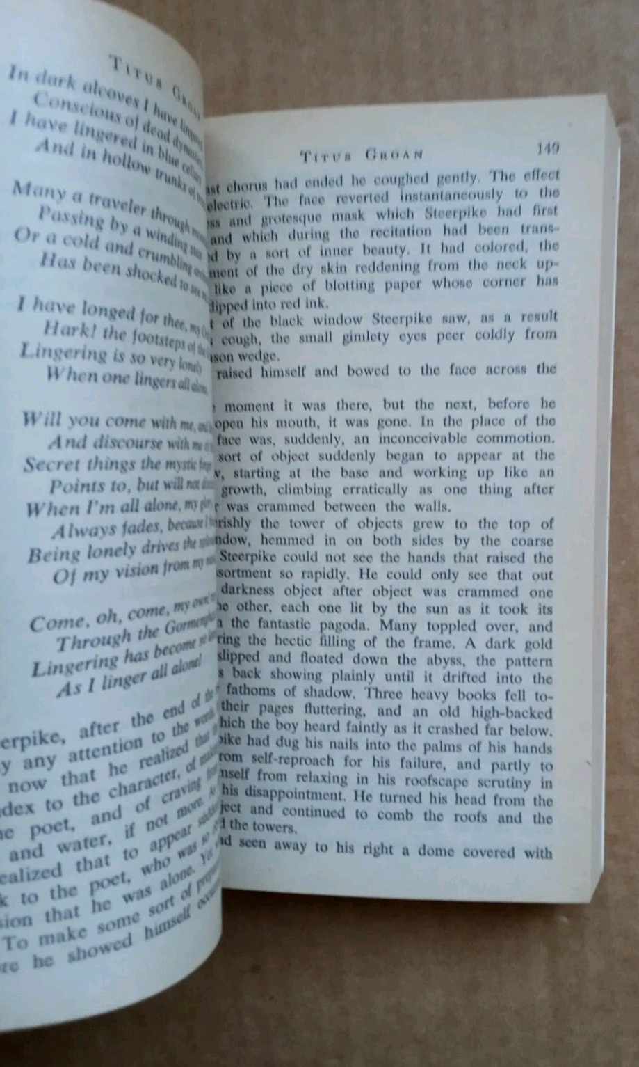 Mervyn Peake, GORMENGHAST TRILOGY 3 Vol Del Rey-Ballantine Mass Paperbacks 1970s