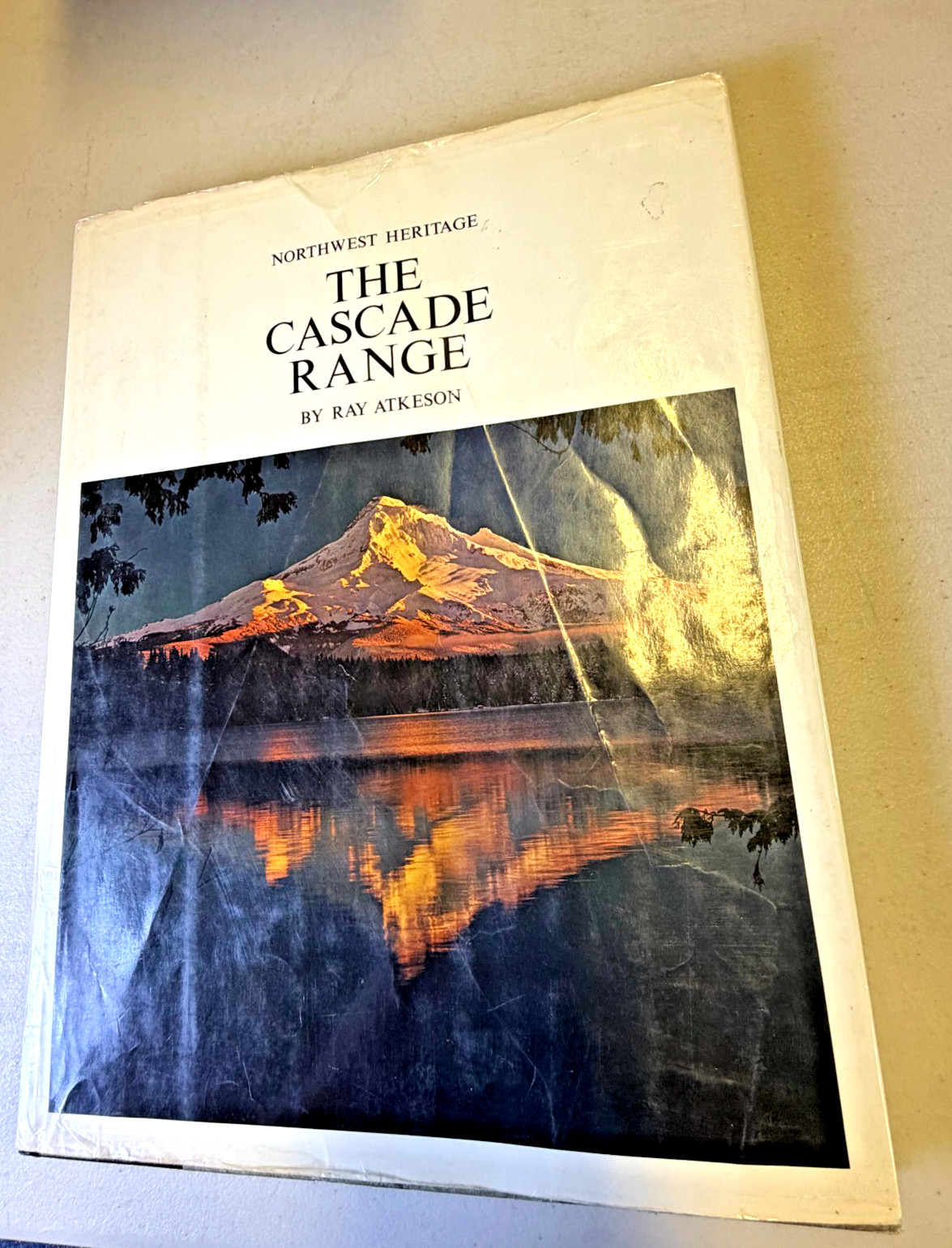 The Cascade Range SIGNED by Ray Atkeson HCDJ 1969 Large Oregon Photography Book