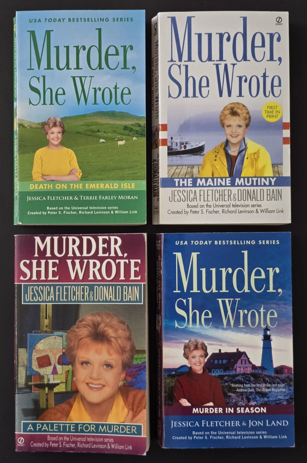 Murder She Wrote Book Lot 14 Paperback Mystery Jessica Fletcher 12 1st Printings