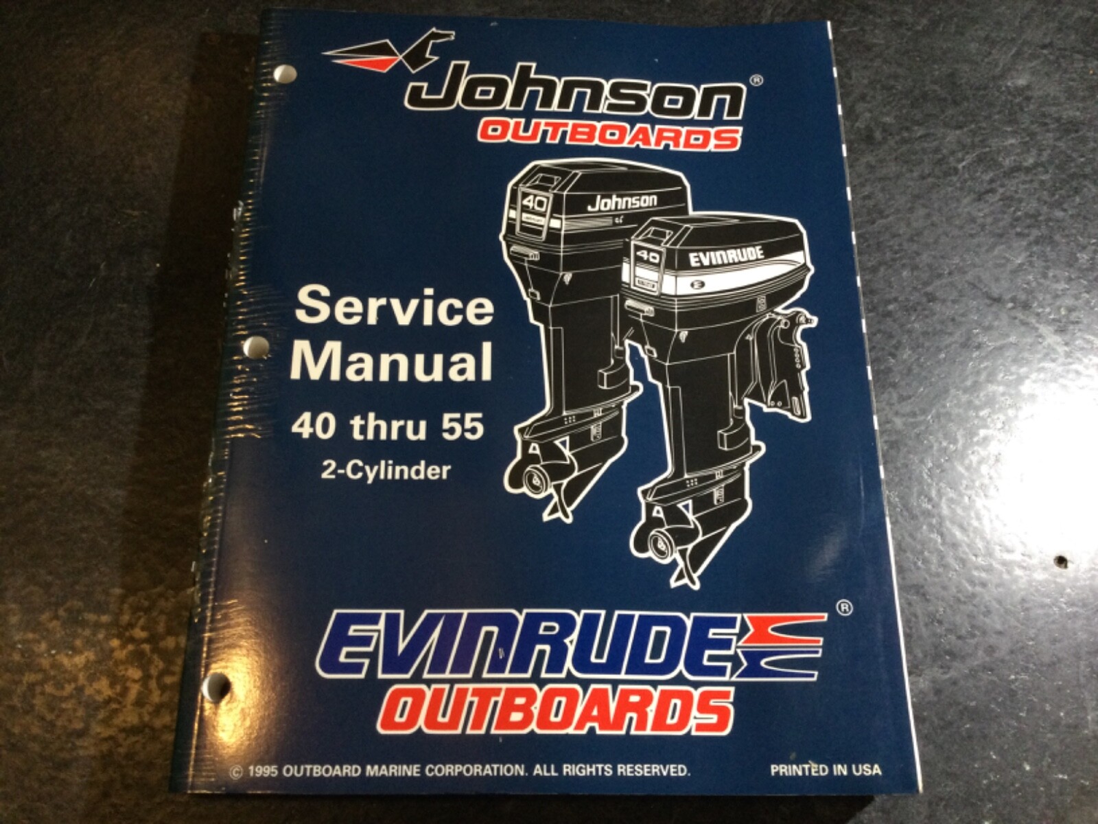 1996 Johnson & Evinrude 40 Thru 55 HP 2 Cylinder Outboard Service Manual #507124