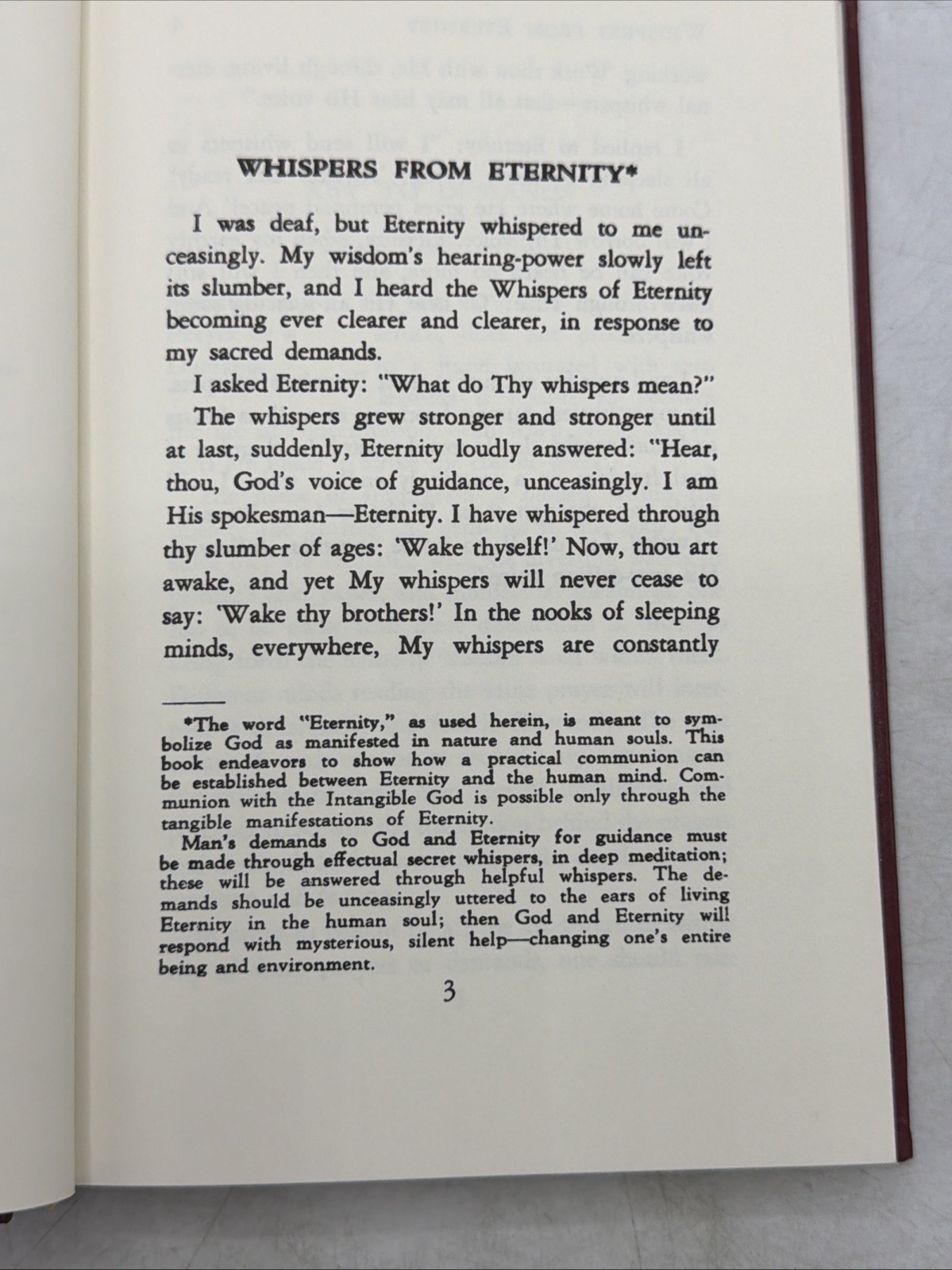 Paramahansa Yogananda Whispers from Eternity Leatherbound Hardcover 1st Version