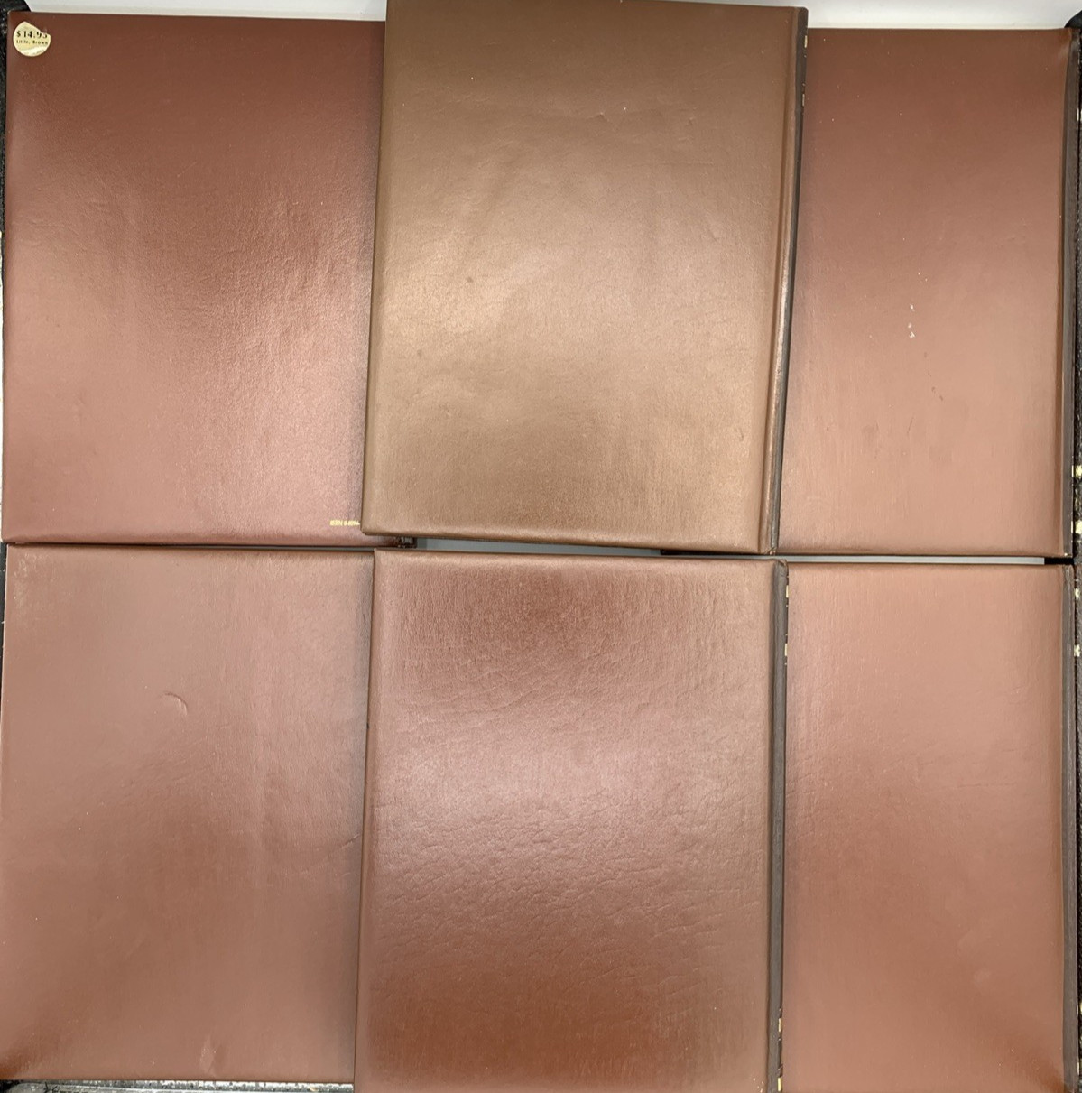 Lot of Nine of the Old West Series, 1970’s Leather Cover, B155