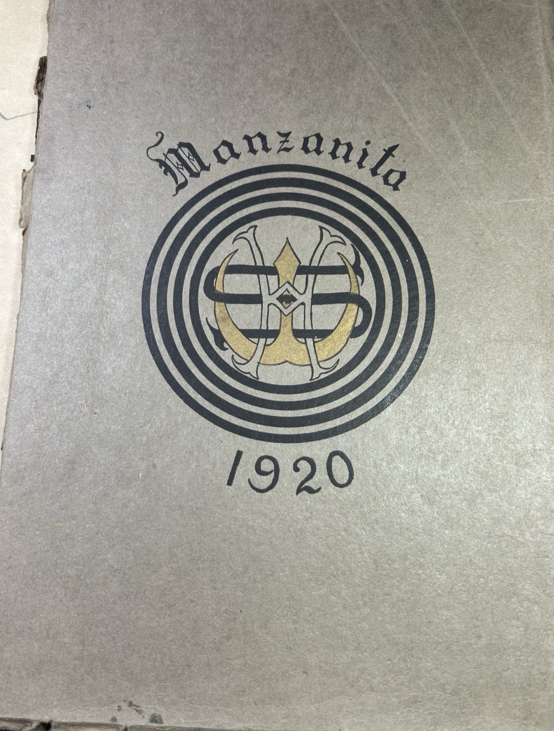 Manzanita Yearbook 1920 80 Pages Plus Advertising Pages