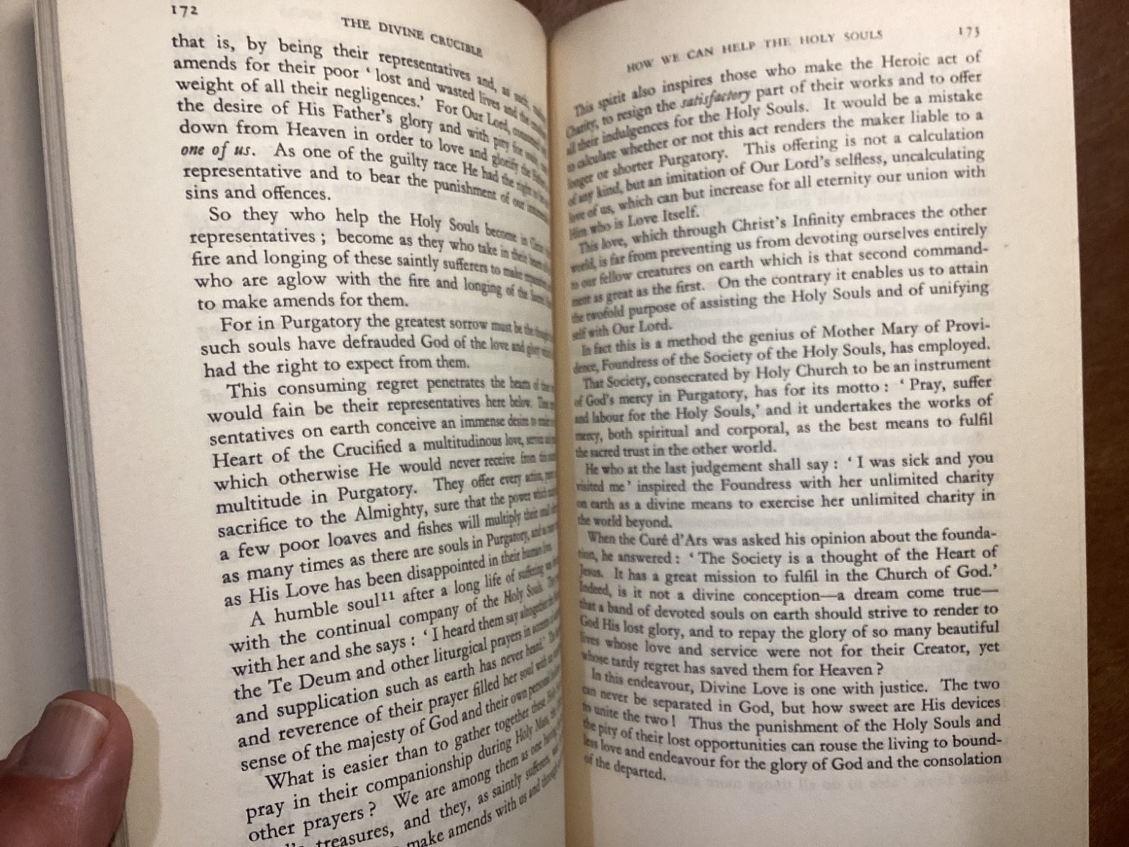The Divine Crucible of Purgatory 1948 Mother Mary St Austin Burns Oates
