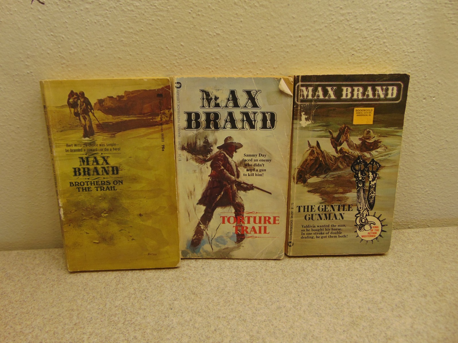 Vintage 1970’s Max Brand Westerns Lot Of 11 Books