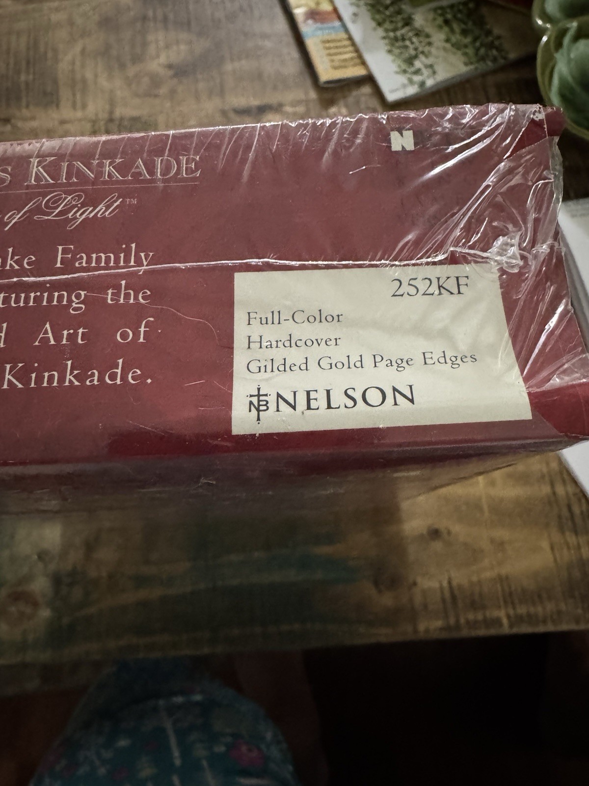 NKJV Thomas Kinkade „Lighting the Way Home“ Family HOLY BIBLE Red Letter Edition