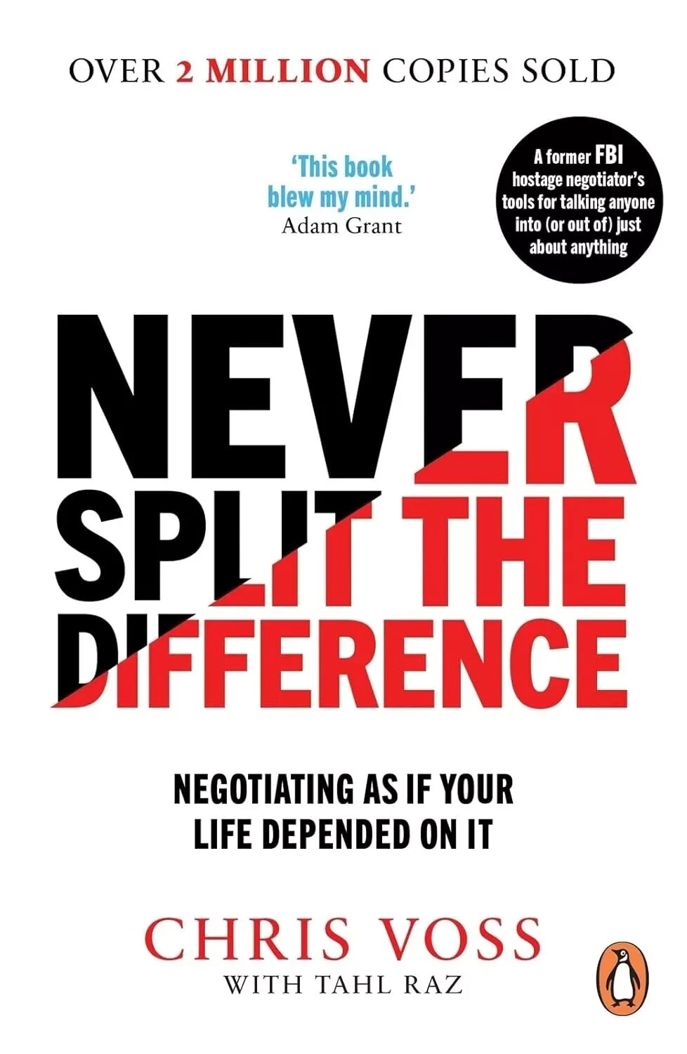 NEW: Never Split the Difference By Chris Voss -PAPERBACK
