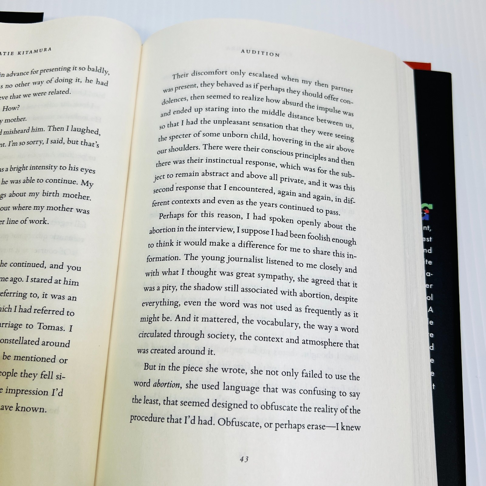 Audition A Novel by Katie Kitamura * 1ST EDITION * 1ST PRINT *