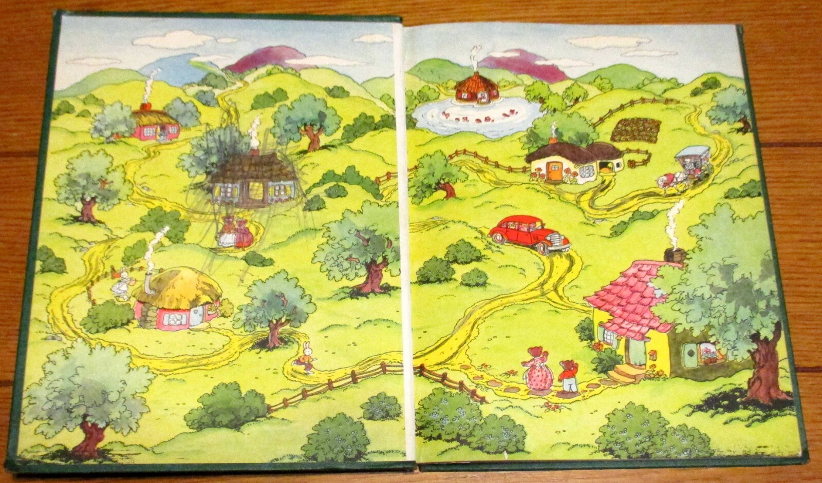 1952 Little Brown Bear And His Friends by Elizabeth Upham H/C 56 pages