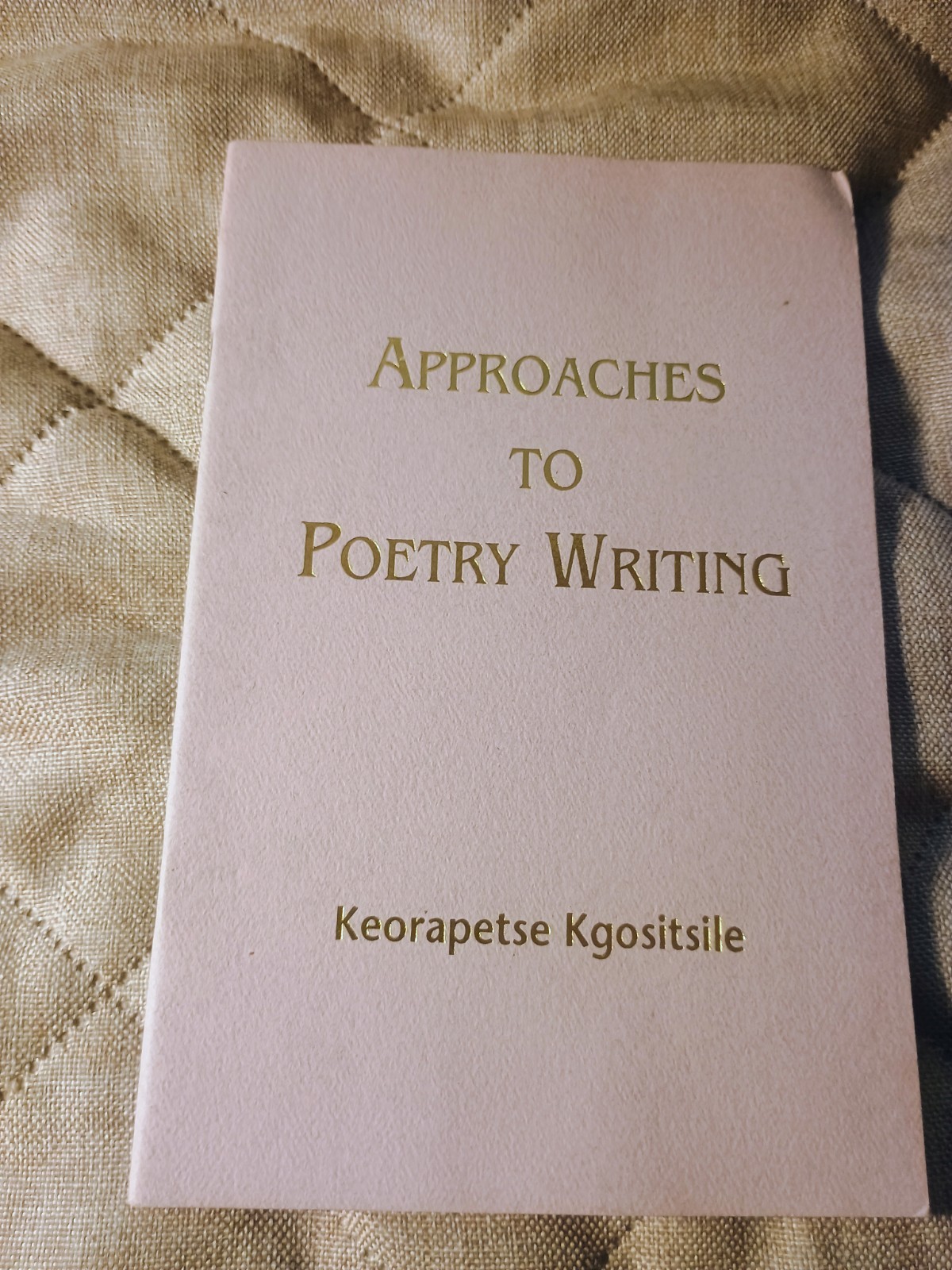 SIGNED! Keorapetse Kgositsile Approaches To Poetry Writing Booklet 26 Pages