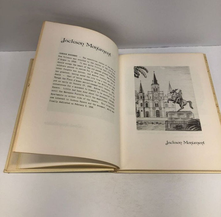 Sketches of New Orleans Olivia wassmer 1974 Hardcover Dust jacket Signed