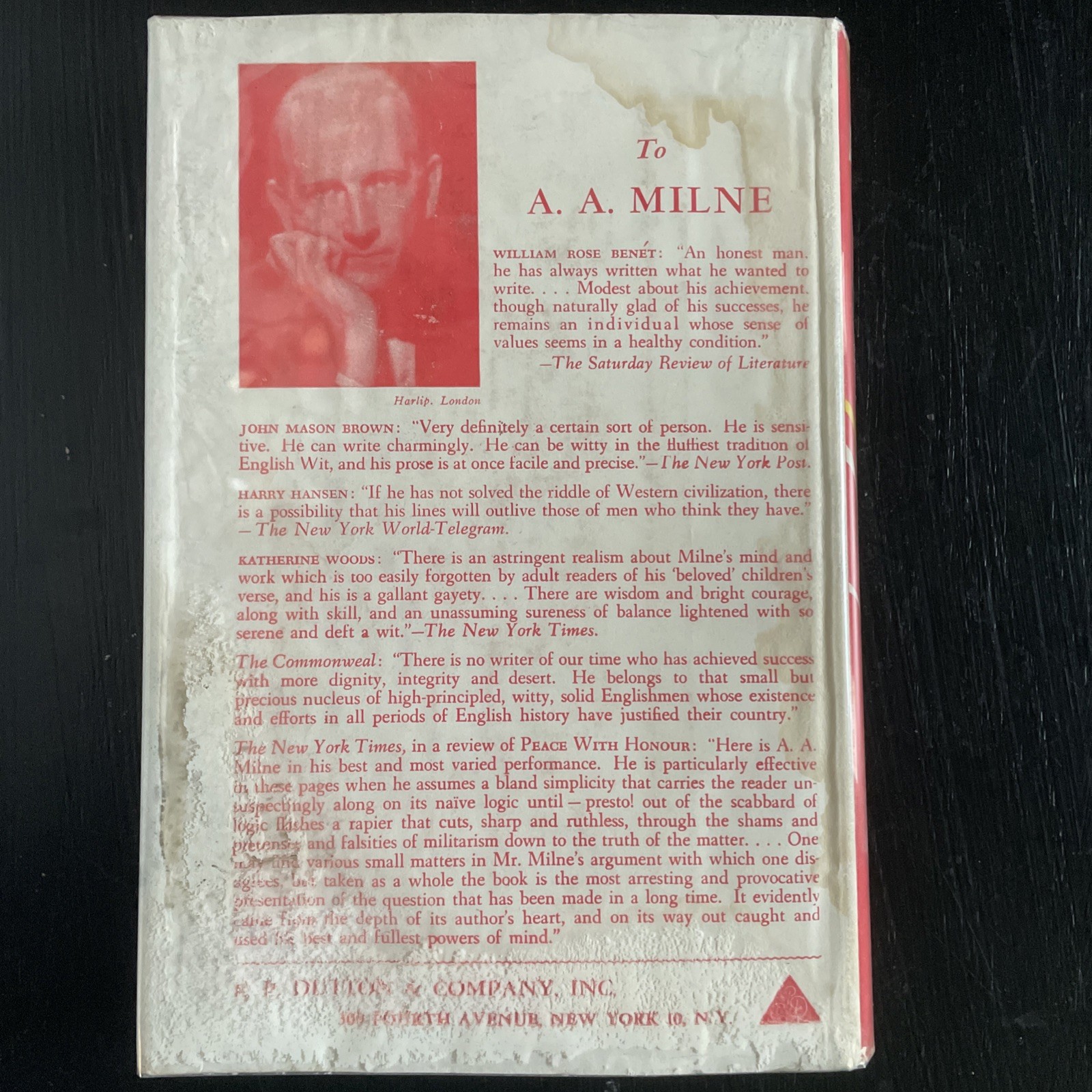 A.A. Milne BIRTHDAY PARTY AND OTHER STORIES E.P. Dutton 1948, 1st Ed. HC/DJ