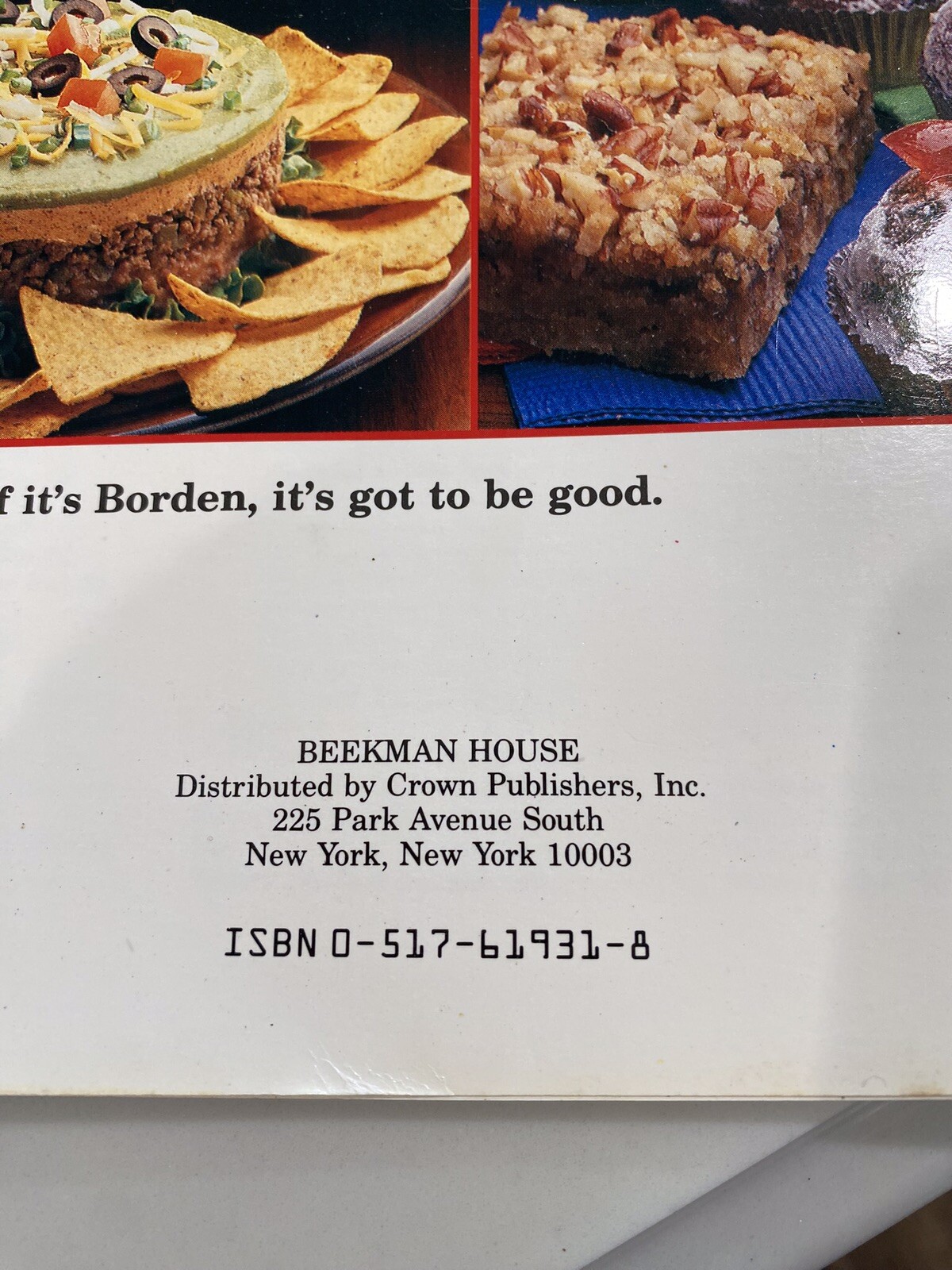 Borden Recipe Collection 1982 cookbook 96 pages