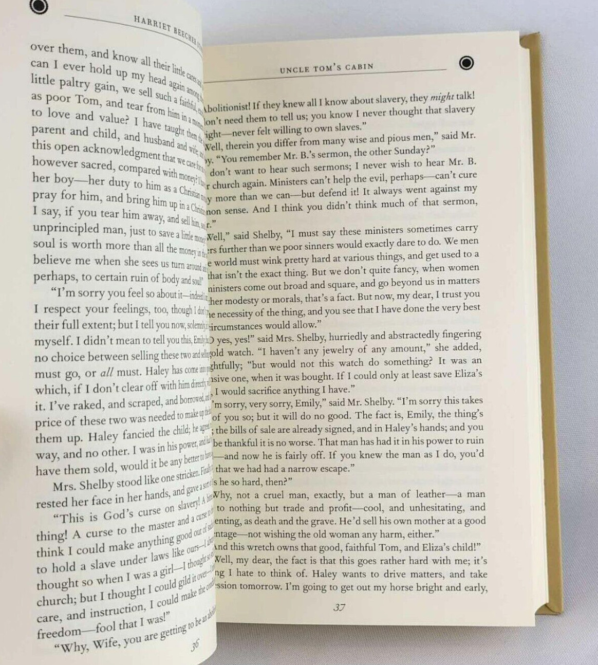 UNCLE TOM’S CABIN by Harriet Beecher Stowe Flexi Bound Faux Leather Classic NEW