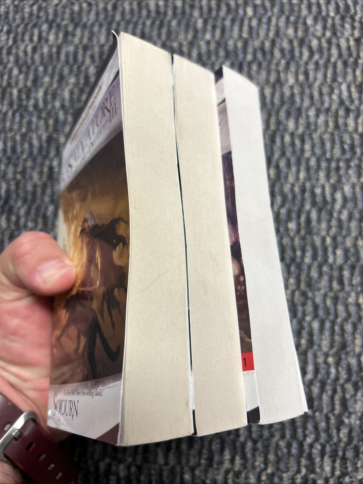 Forgotten Realms Legend of Drizzt Series 1-3 Paperback Lot R.A. Salvatore VG
