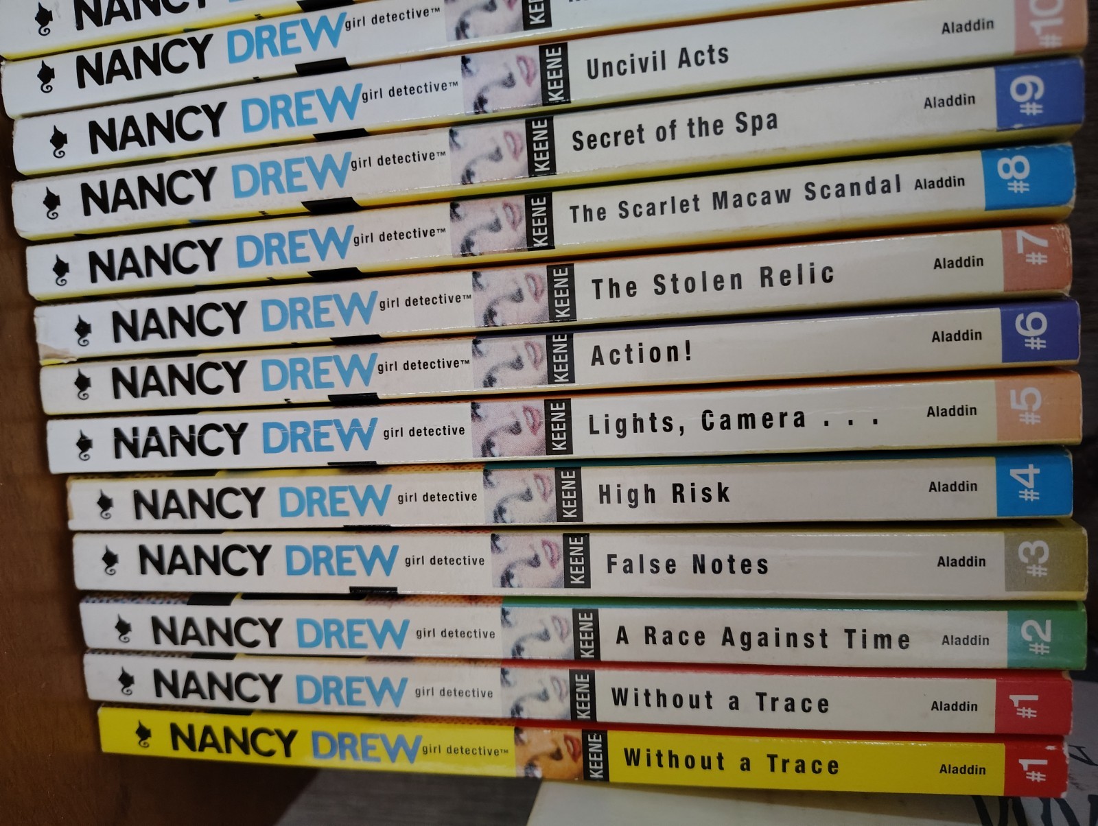 Nancy Drew “Girl Detective” Book Lot – 24 Books – Carolyn Keene – Aladdin PB