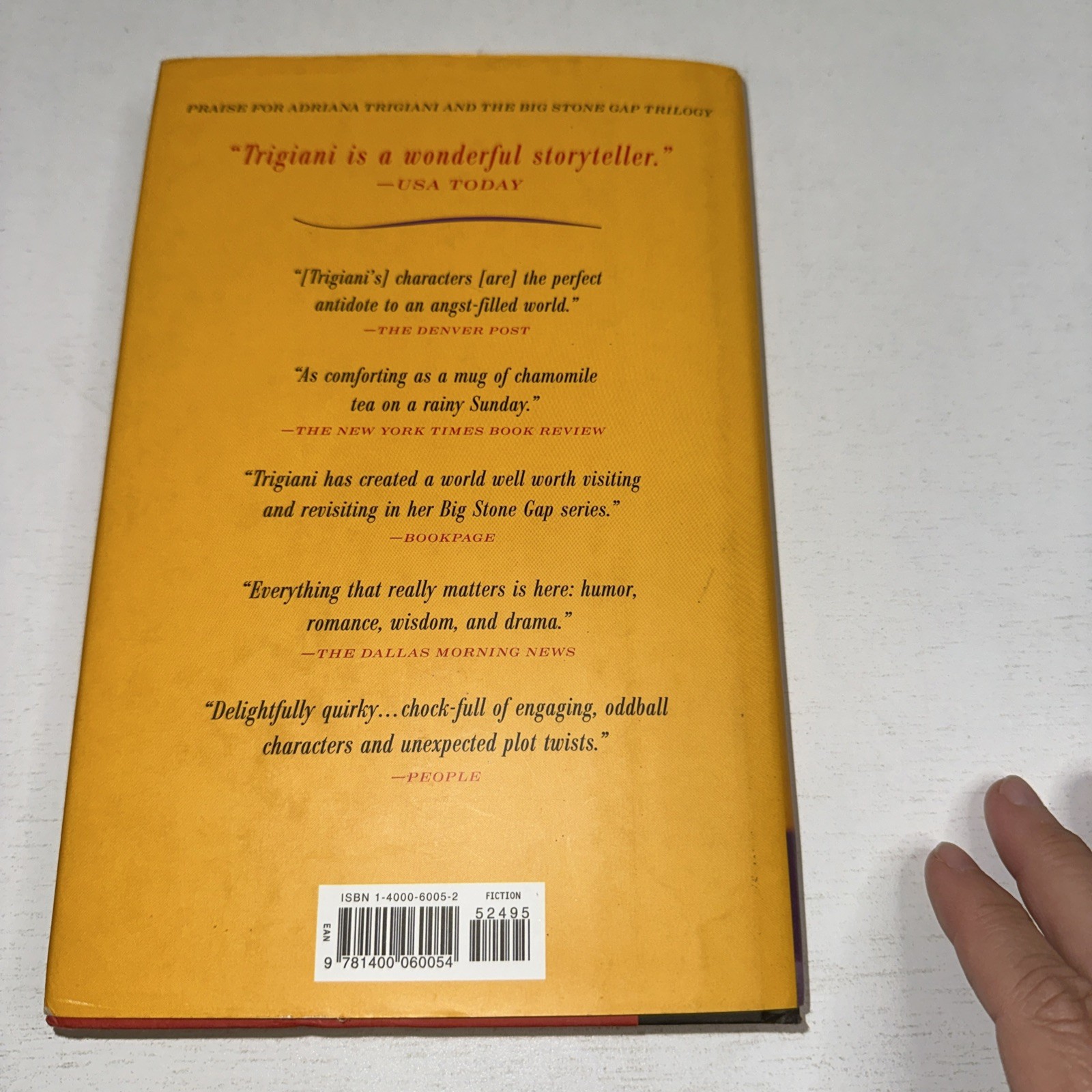 Lucia, Lucia: A Novel by Adriana Trigiani Signed 1st Edition